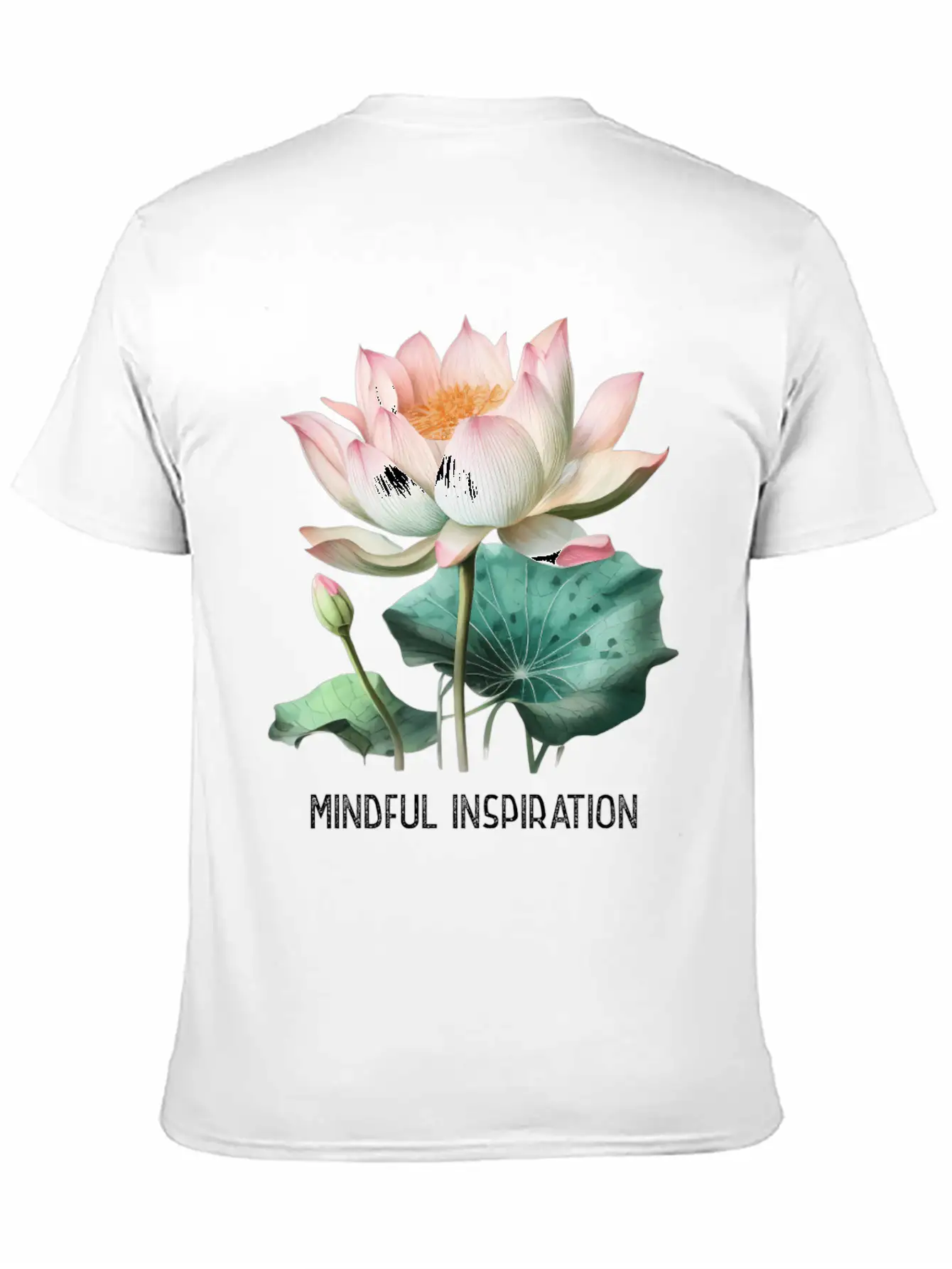 Mindfulness Saying Minimal Yoga Tee Mindful Inrati Breathable Soft Cotton T-Shirt – Timeless Casual Look