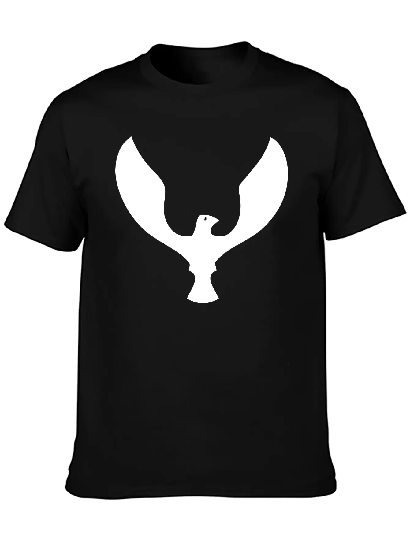 Minimal Bird Logo Unisex Casual T-Shirt – Clean Design For Daily Comfort