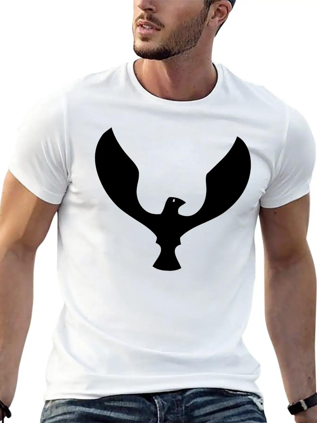 Minimal Bird Logo Unisex Casual T-Shirt – Clean Design For Daily Comfort