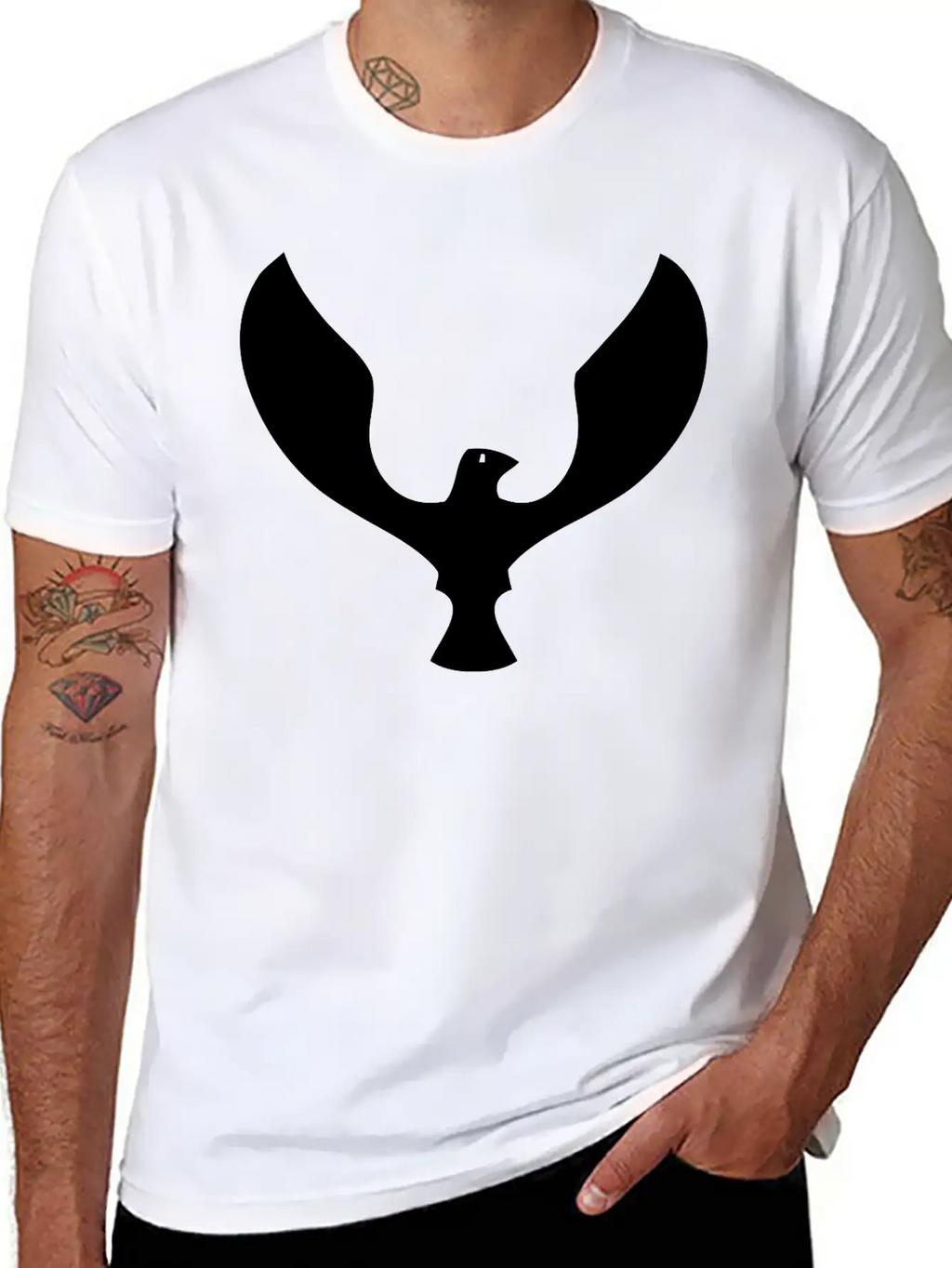 Minimal Bird Logo Unisex Casual T-Shirt – Clean Design For Daily Comfort