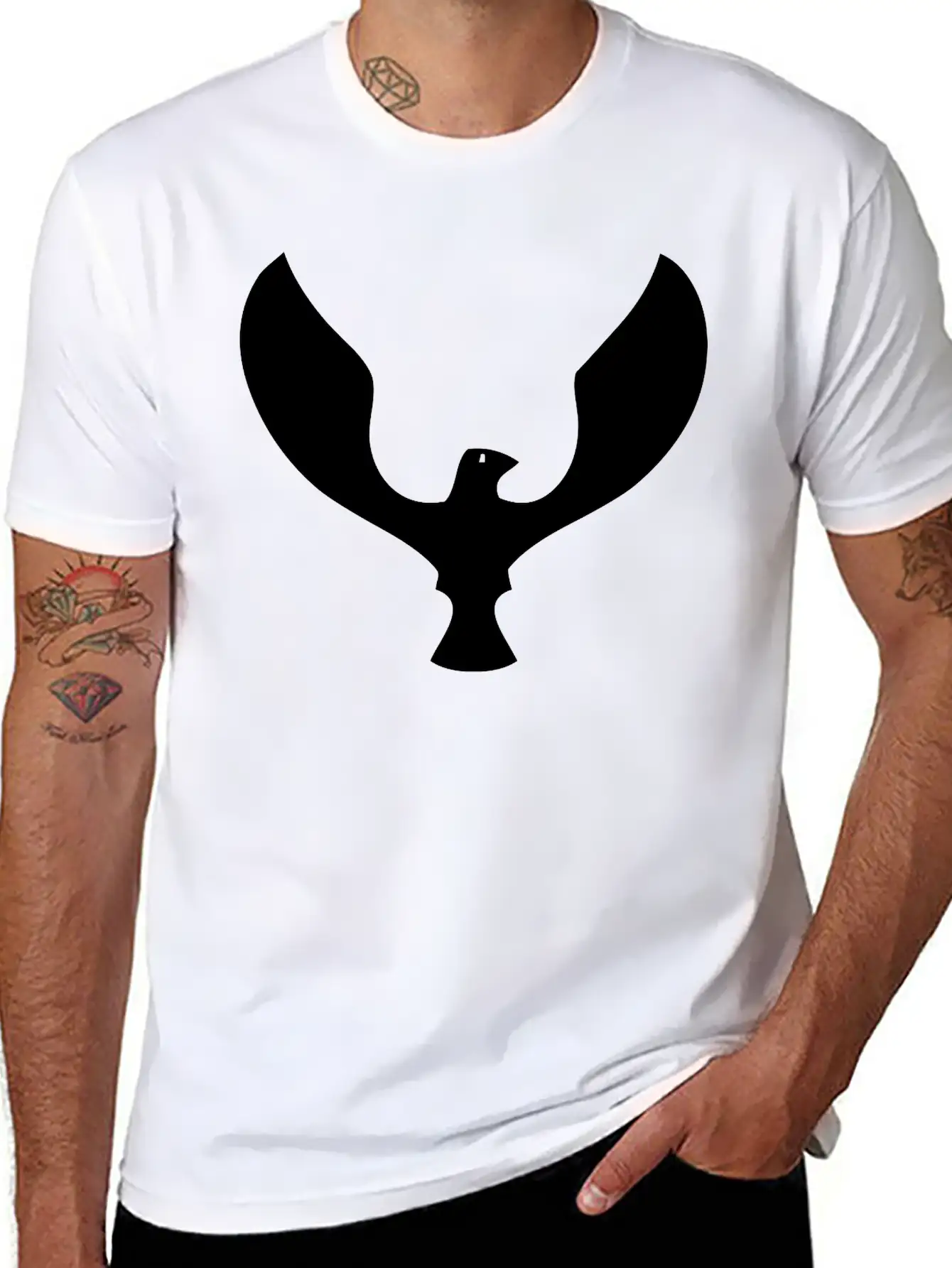 Minimal Bird Logo Unisex Casual T-Shirt – Clean Design For Daily Comfort