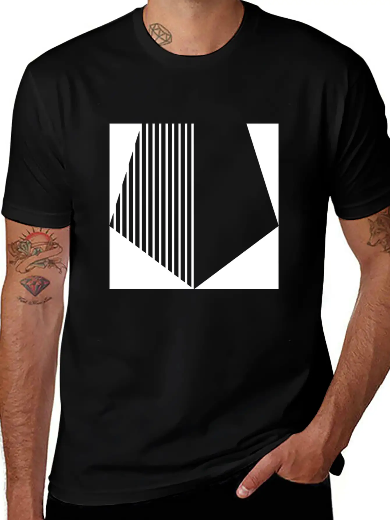 Minimal Geometric 173 Casual Graphic T-Shirt – Simple And Comfortable Daily Wear