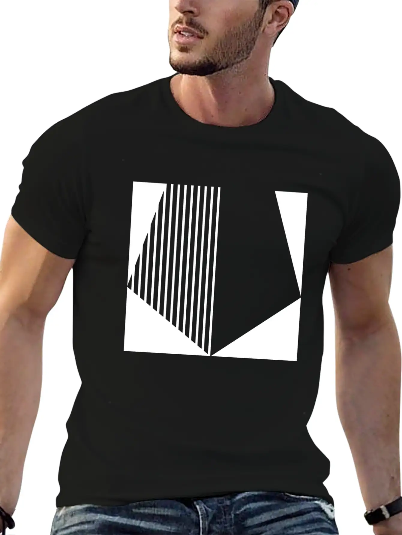 Minimal Geometric 173 Casual Graphic T-Shirt – Simple And Comfortable Daily Wear