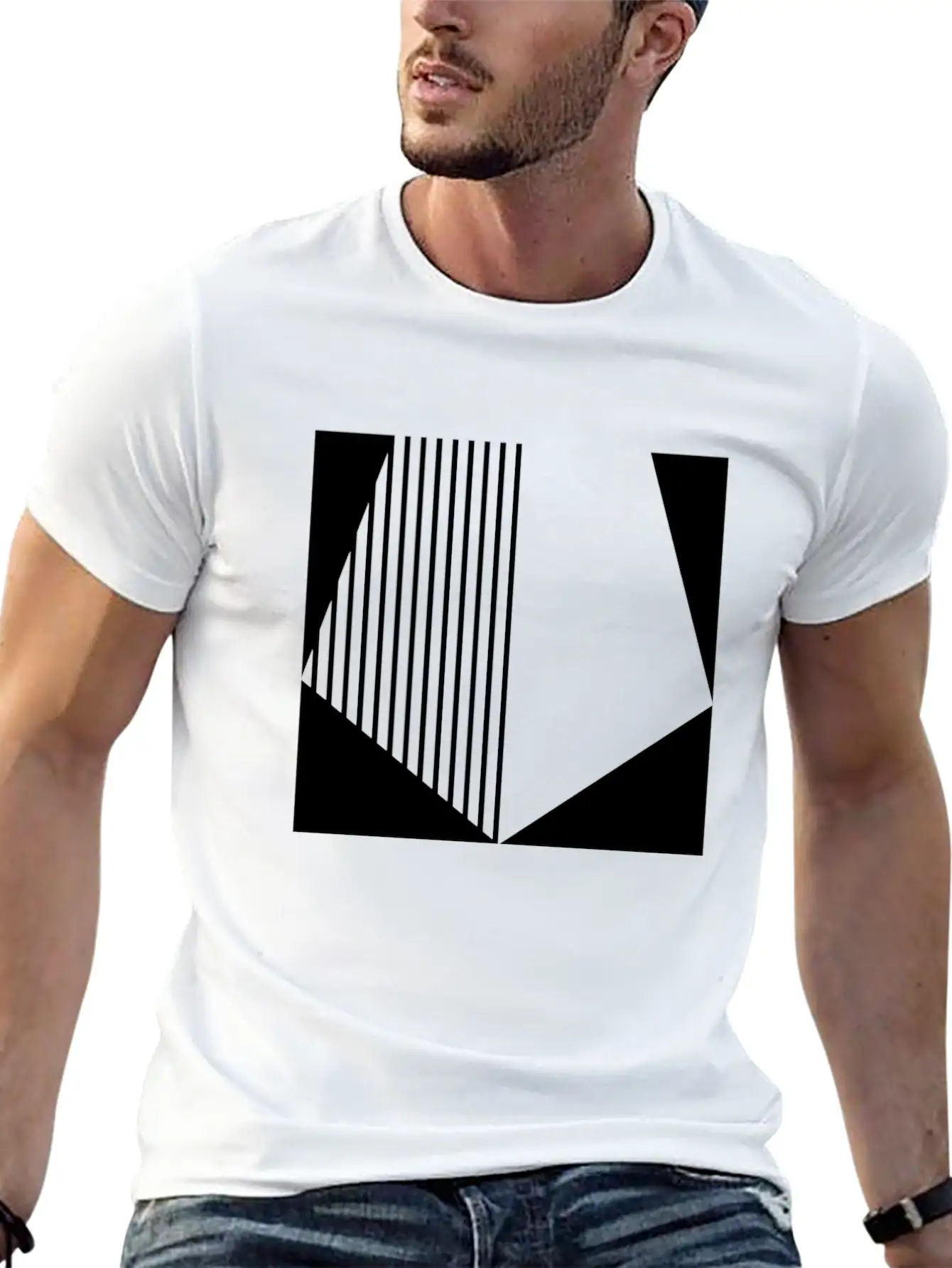 Minimal Geometric 173 Casual Graphic T-Shirt – Simple And Comfortable Daily Wear