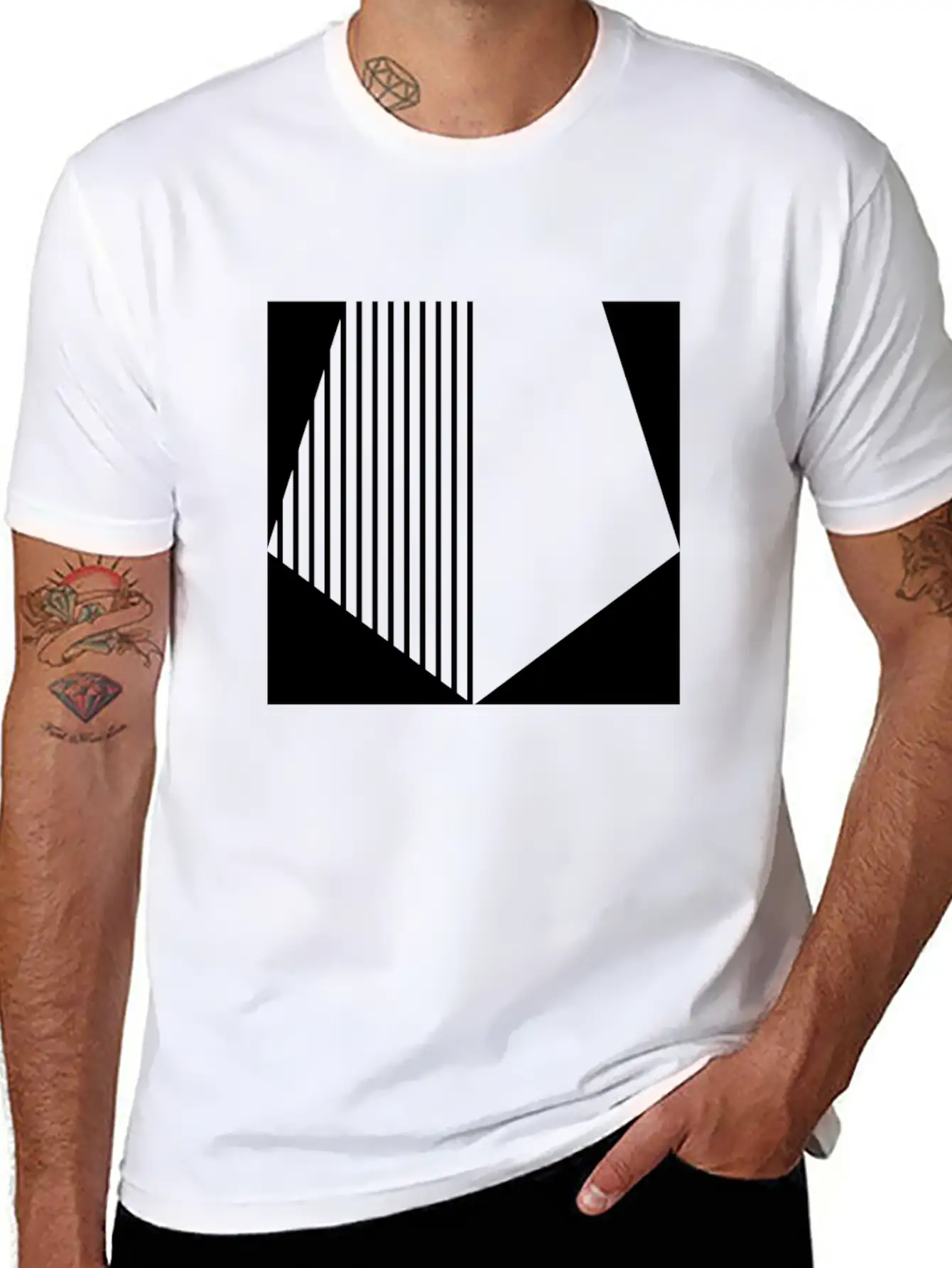 Minimal Geometric 173 Casual Graphic T-Shirt – Simple And Comfortable Daily Wear