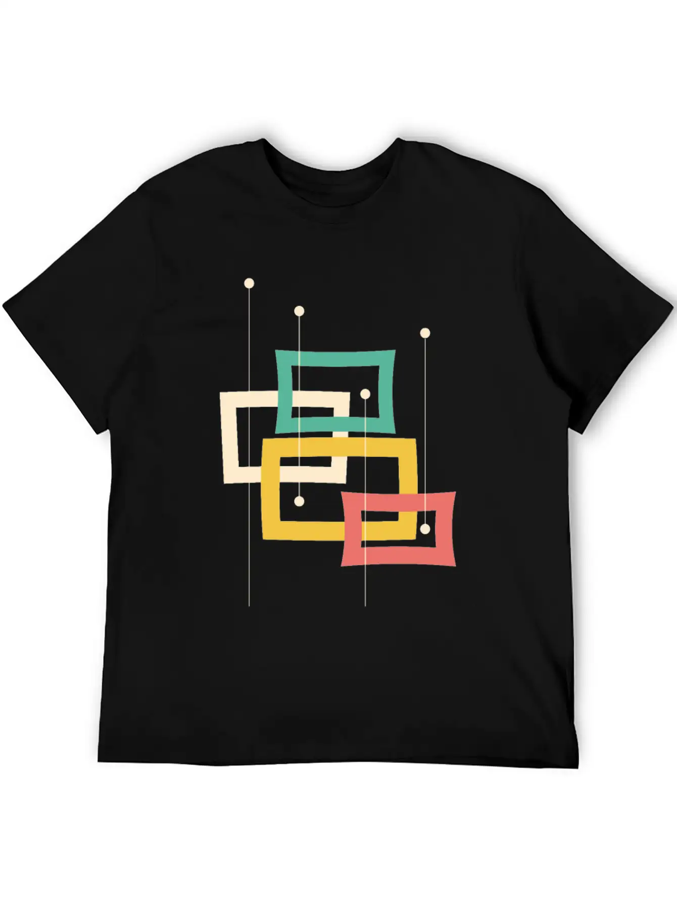 Minimal Geometric Essential Cotton Tee For Daily Outfits – Unisex Style