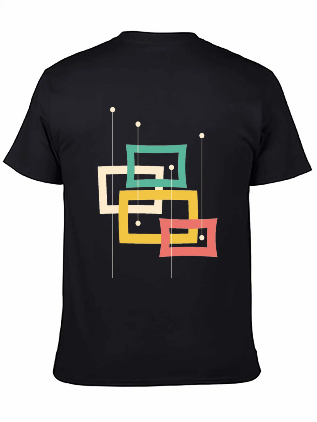 Minimal Geometric Essential Cotton Tee For Daily Outfits – Unisex Style