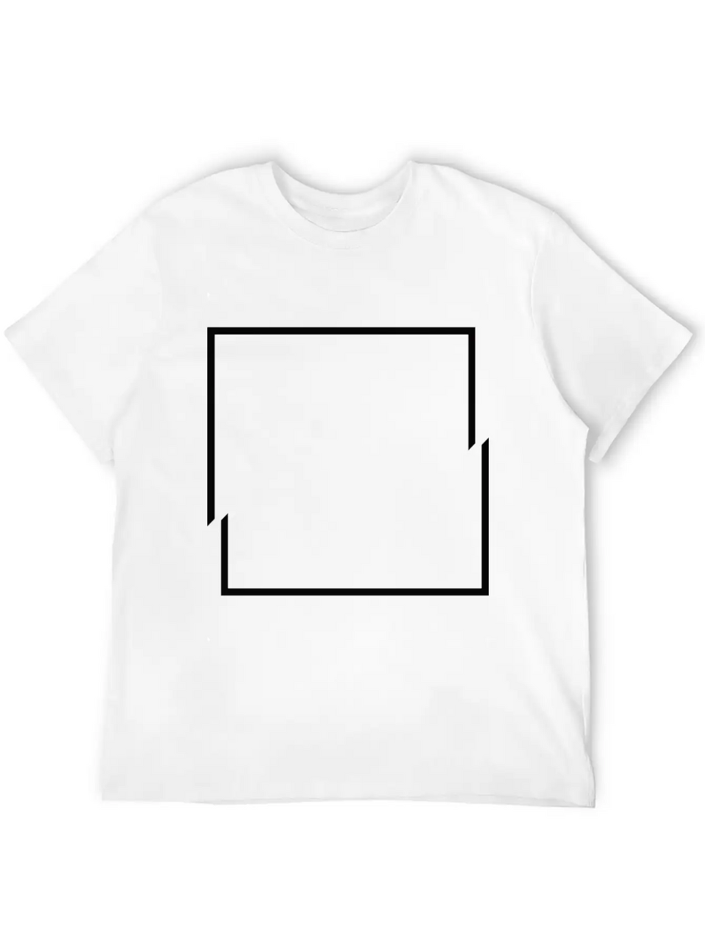 Minimal Square Shirt Unisex Casual T-Shirt – Clean Design For Daily Comfort