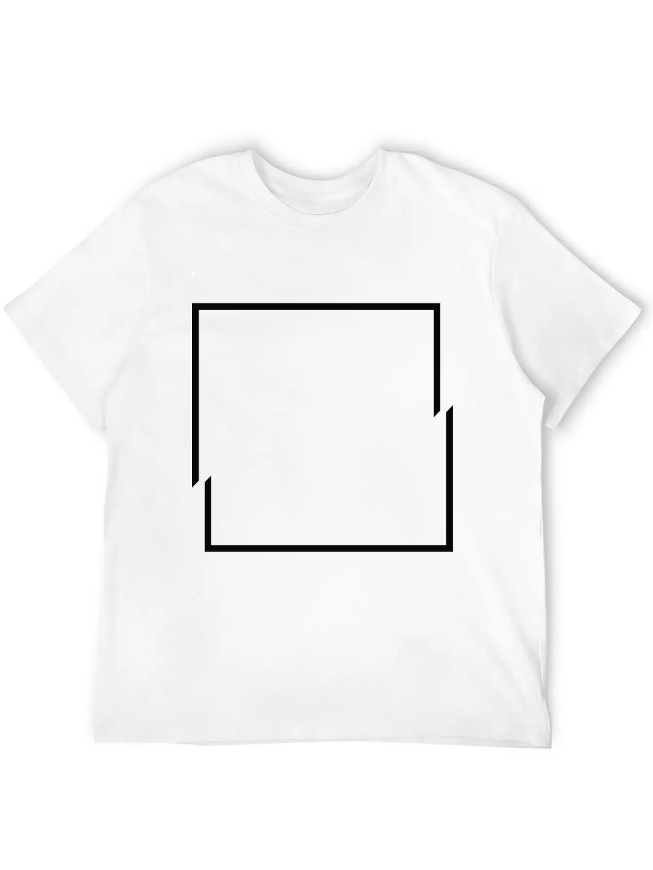 Minimal Square Shirt Unisex Casual T-Shirt – Clean Design For Daily Comfort