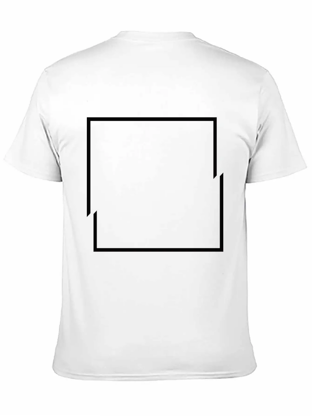 Minimal Square Shirt Unisex Casual T-Shirt – Clean Design For Daily Comfort