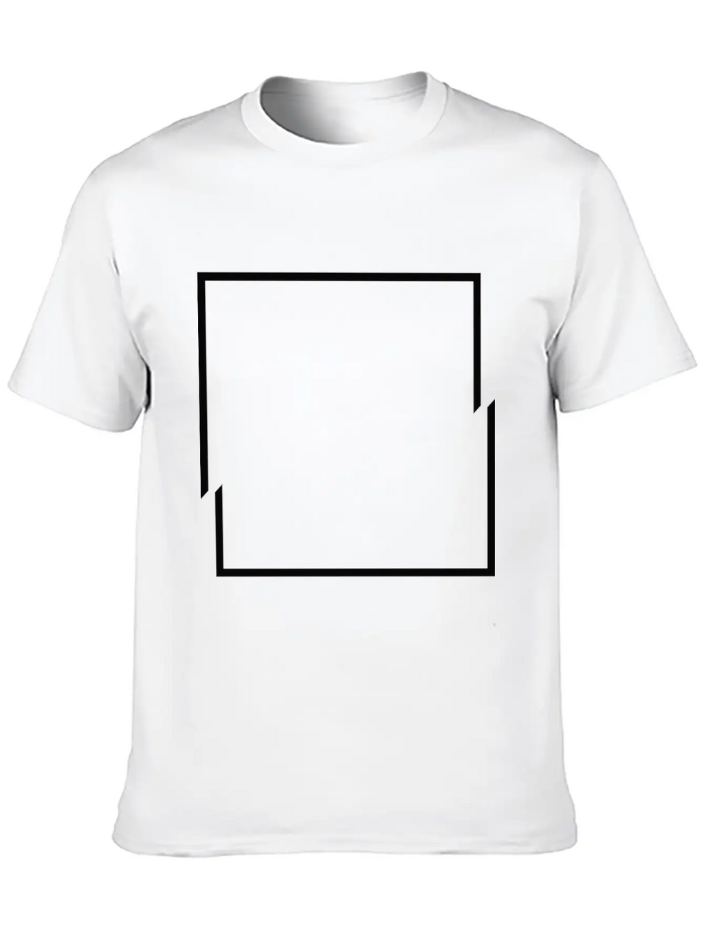 Minimal Square Shirt Unisex Casual T-Shirt – Clean Design For Daily Comfort
