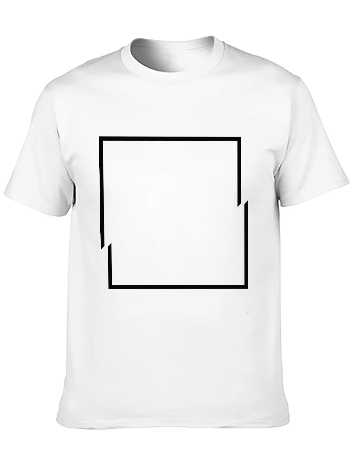 Minimal Square Shirt Unisex Casual T-Shirt – Clean Design For Daily Comfort