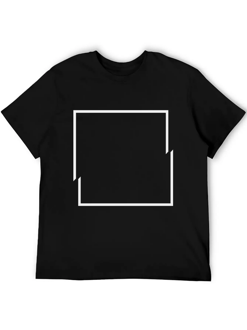 Minimal Square Shirt Unisex Casual T-Shirt – Clean Design For Daily Comfort