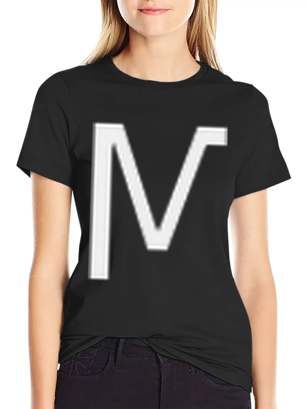 Minimal Vertical Typographic Unisex Short Sleeve Soft Cotton T-Shirt – Casual Everyday Wear