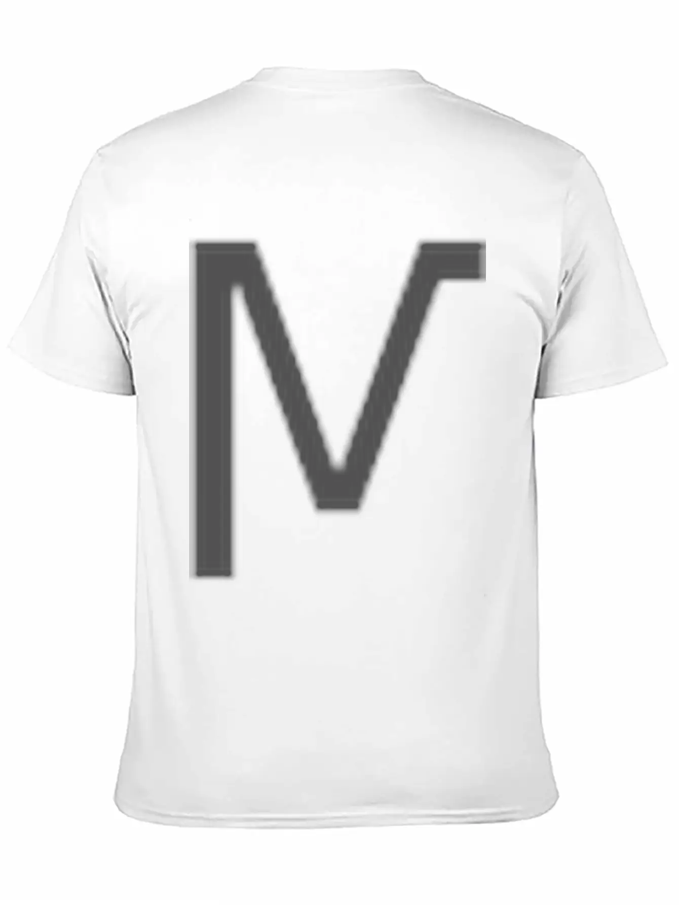Minimal Vertical Typographic Unisex Short Sleeve Soft Cotton T-Shirt – Casual Everyday Wear