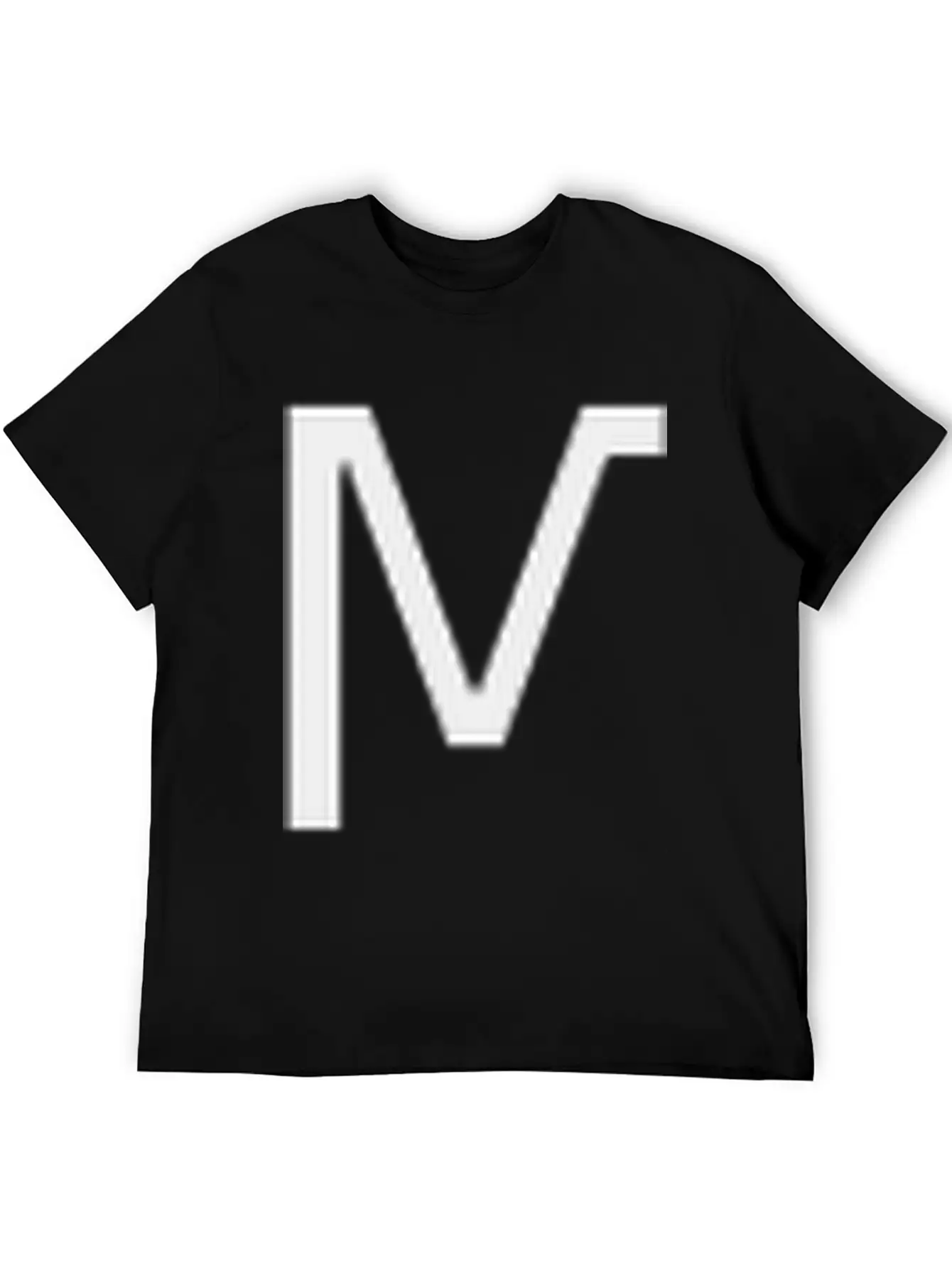 Minimal Vertical Typographic Unisex Short Sleeve Soft Cotton T-Shirt – Casual Everyday Wear