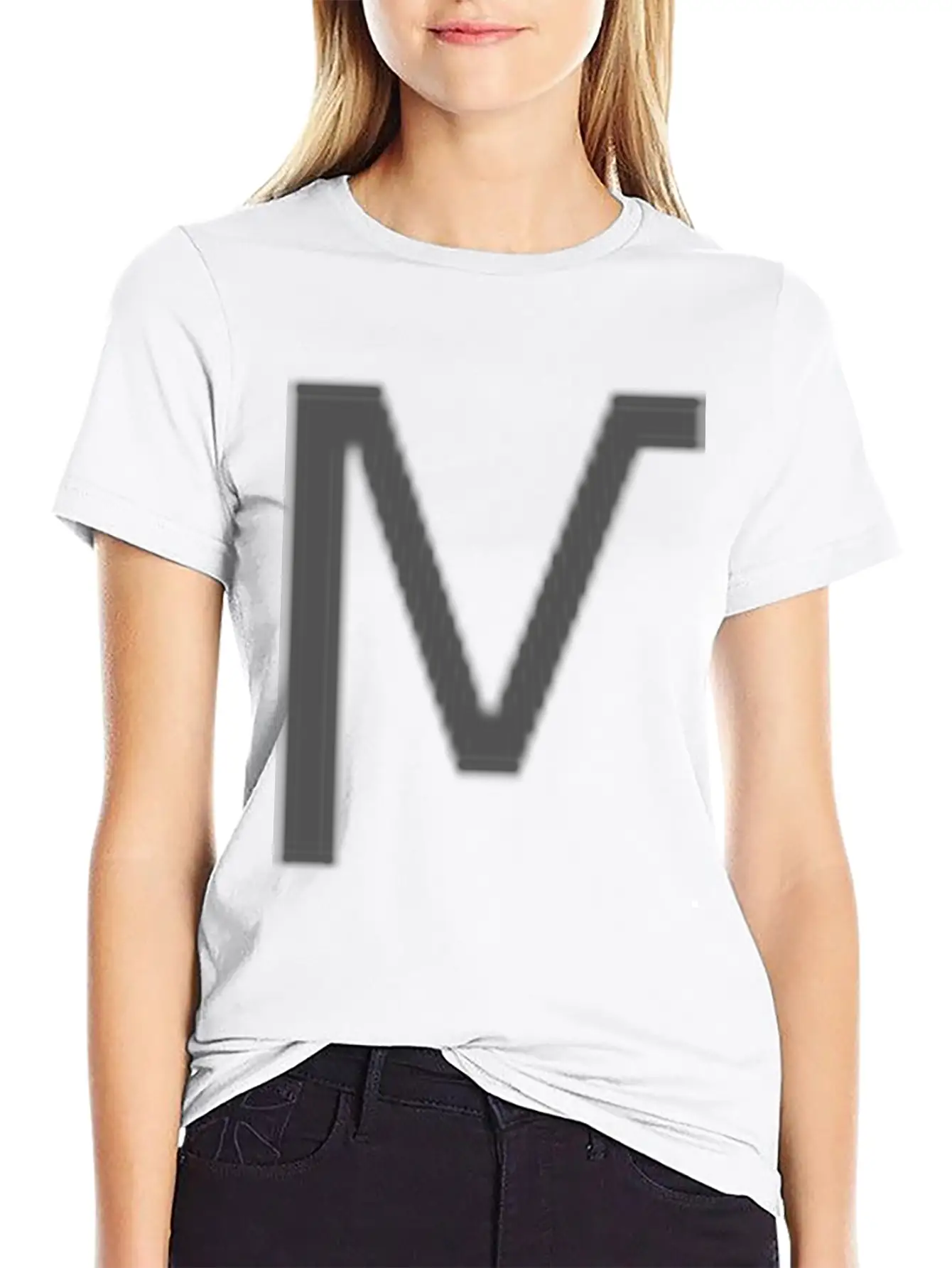 Minimal Vertical Typographic Unisex Short Sleeve Soft Cotton T-Shirt – Casual Everyday Wear