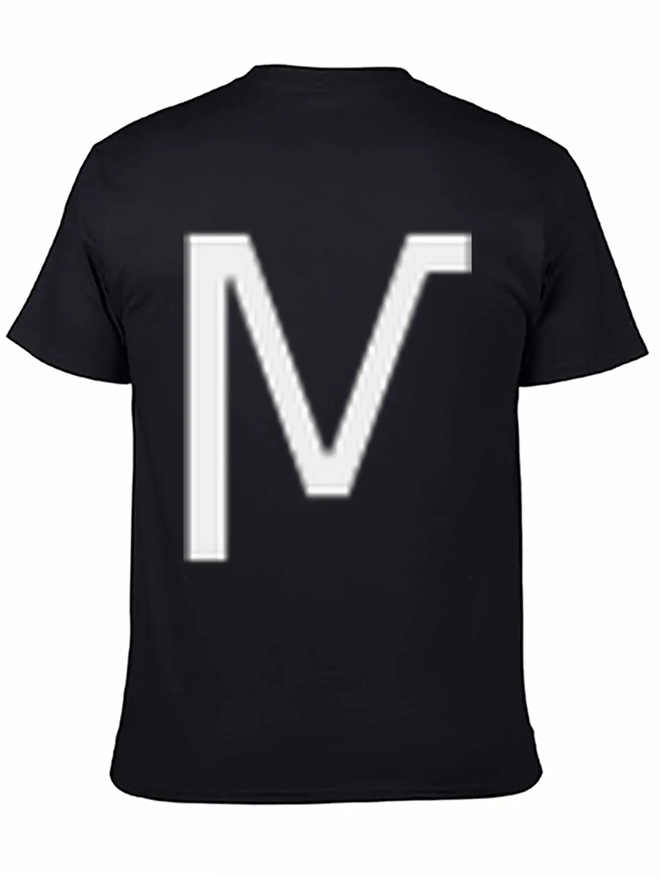 Minimal Vertical Typographic Unisex Short Sleeve Soft Cotton T-Shirt – Casual Everyday Wear