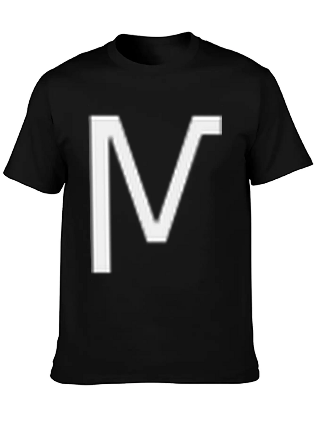 Minimal Vertical Typographic Unisex Short Sleeve Soft Cotton T-Shirt – Casual Everyday Wear