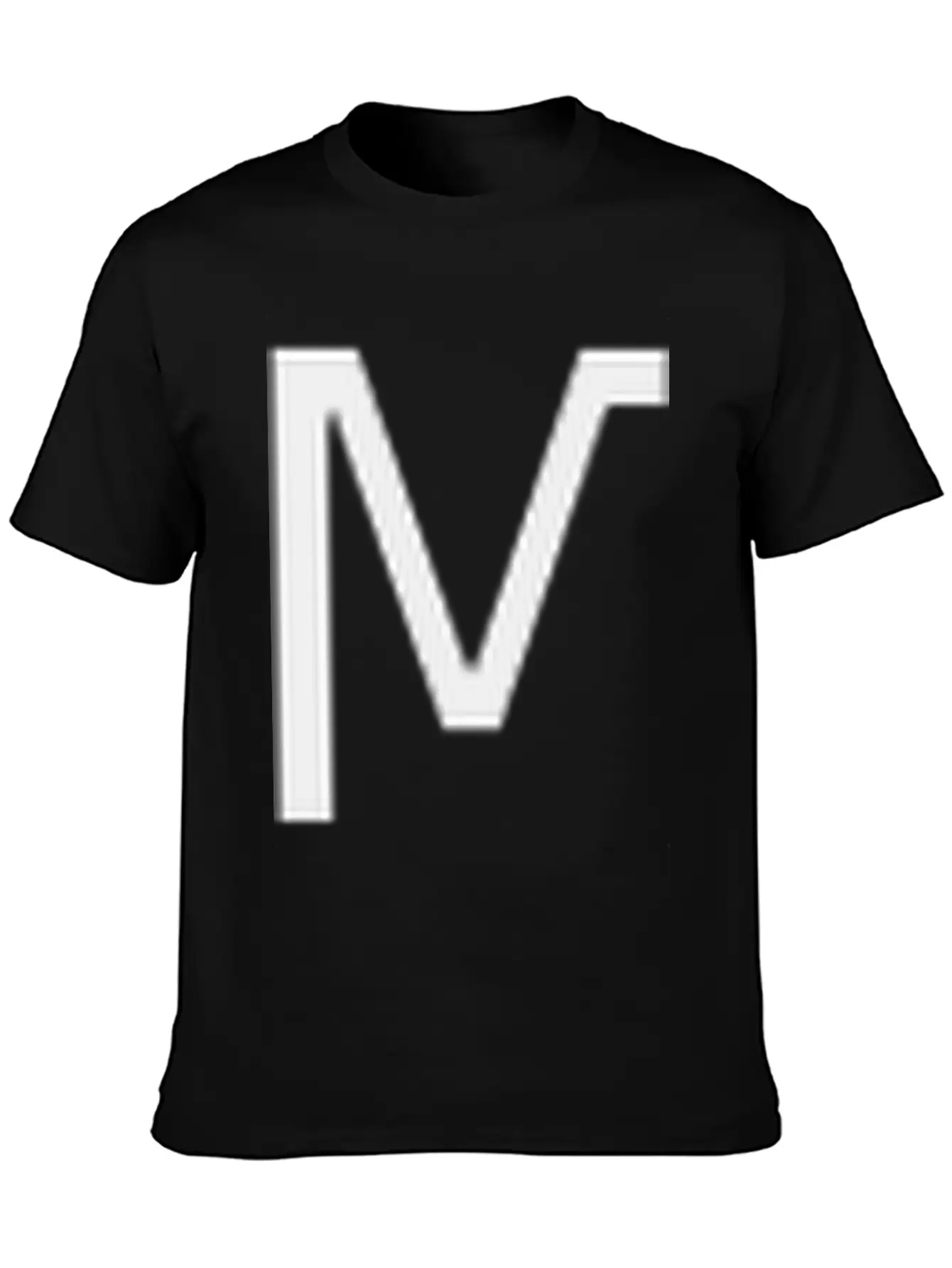 Minimal Vertical Typographic Unisex Short Sleeve Soft Cotton T-Shirt – Casual Everyday Wear