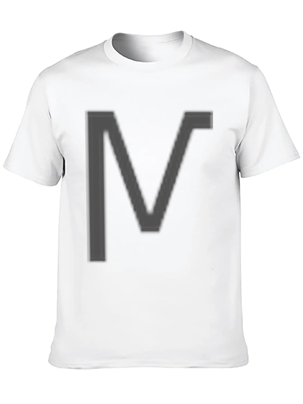 Minimal Vertical Typographic Unisex Short Sleeve Soft Cotton T-Shirt – Casual Everyday Wear