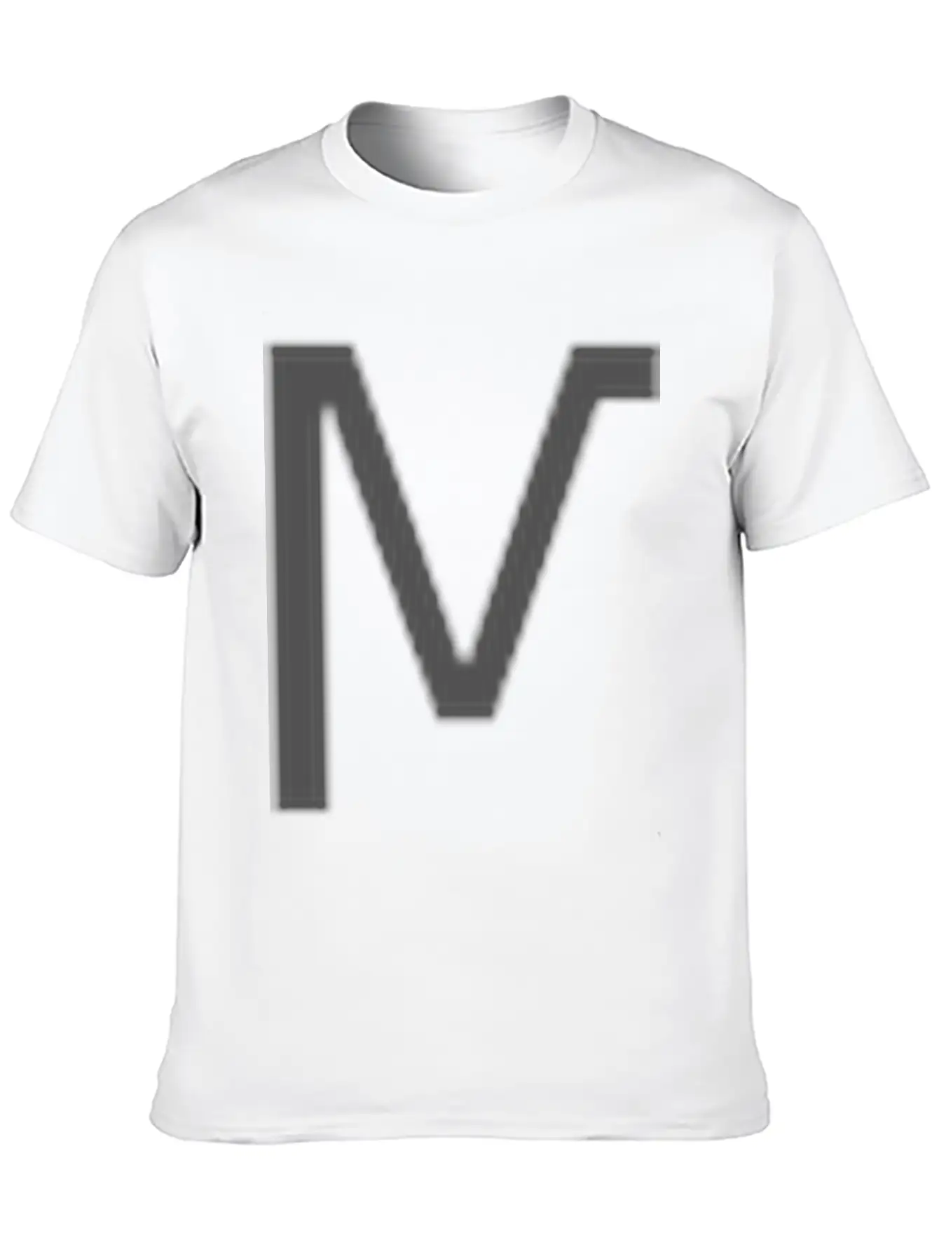 Minimal Vertical Typographic Unisex Short Sleeve Soft Cotton T-Shirt – Casual Everyday Wear
