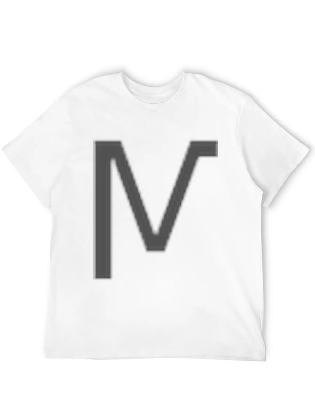 Minimal Vertical Typographic Unisex Short Sleeve Soft Cotton T-Shirt – Casual Everyday Wear