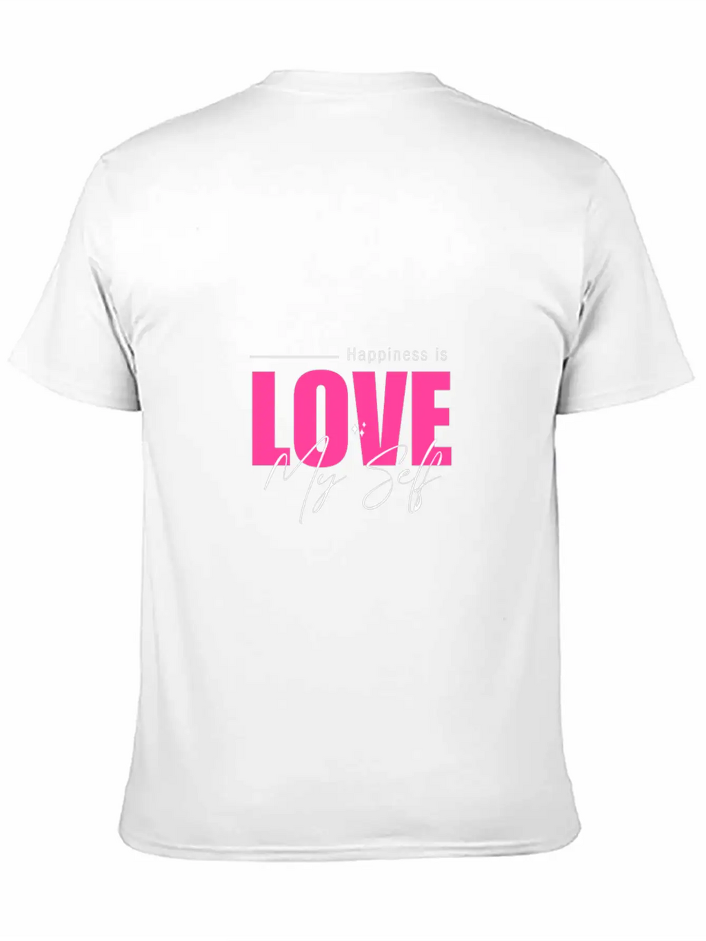 Minimalist Love My Self T Shirt Casual Graphic T-Shirt – Simple And Comfortable Daily Wear