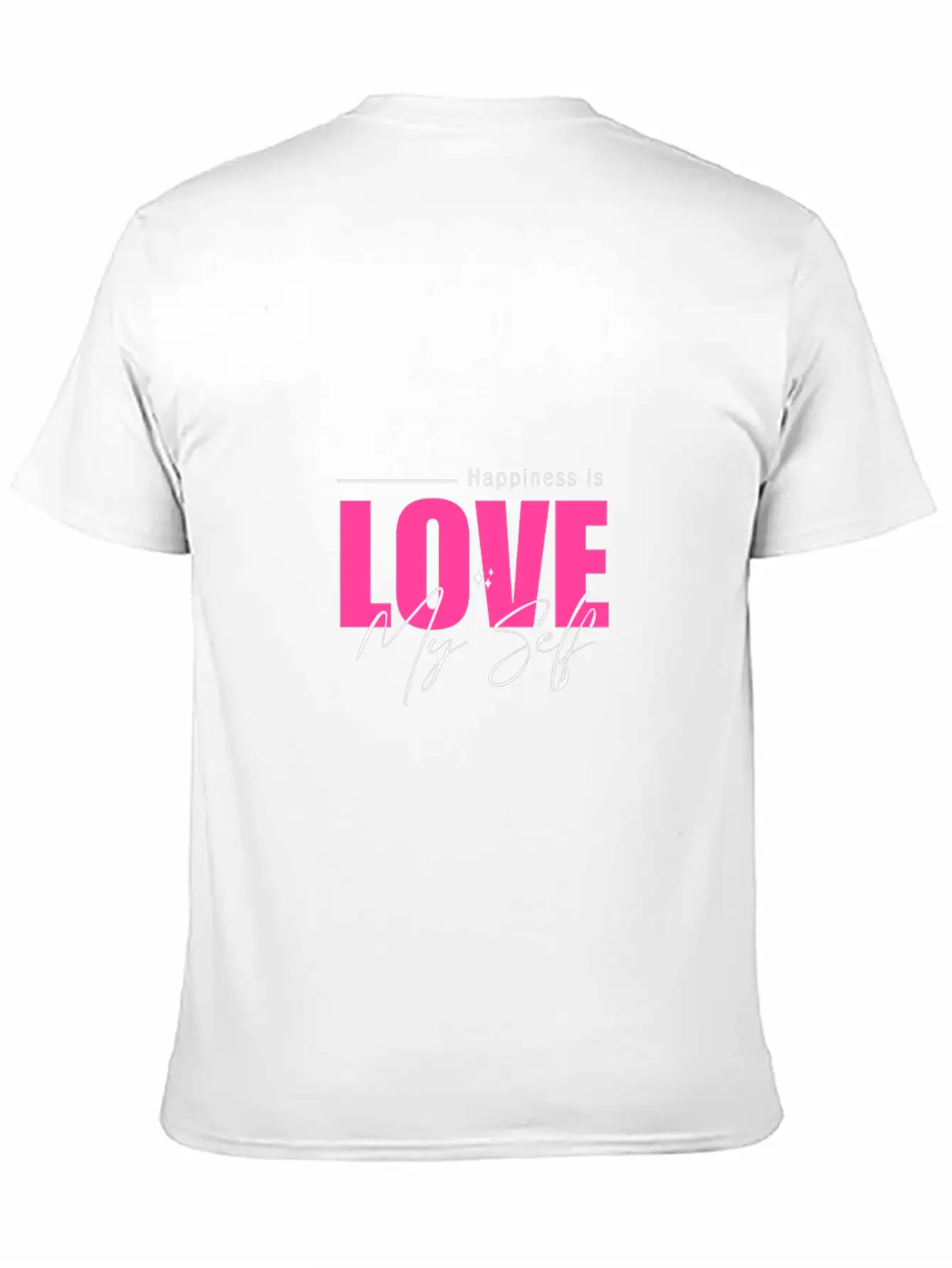 Minimalist Love My Self T Shirt Casual Graphic T-Shirt – Simple And Comfortable Daily Wear