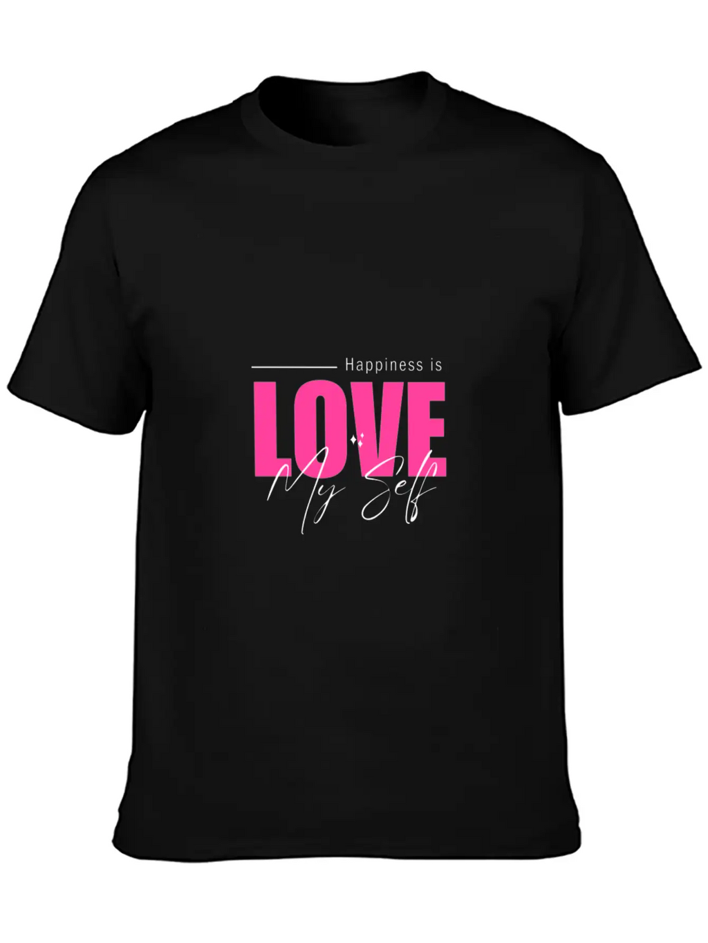 Minimalist Love My Self T Shirt Casual Graphic T-Shirt – Simple And Comfortable Daily Wear