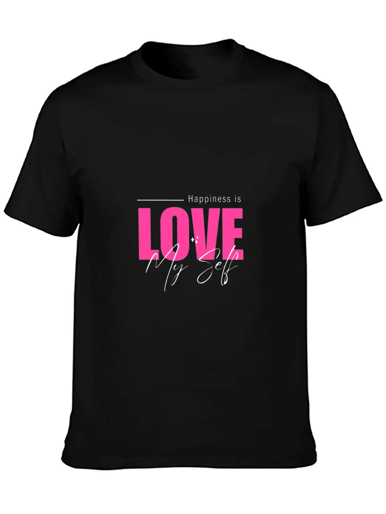 Minimalist Love My Self T Shirt Casual Graphic T-Shirt – Simple And Comfortable Daily Wear