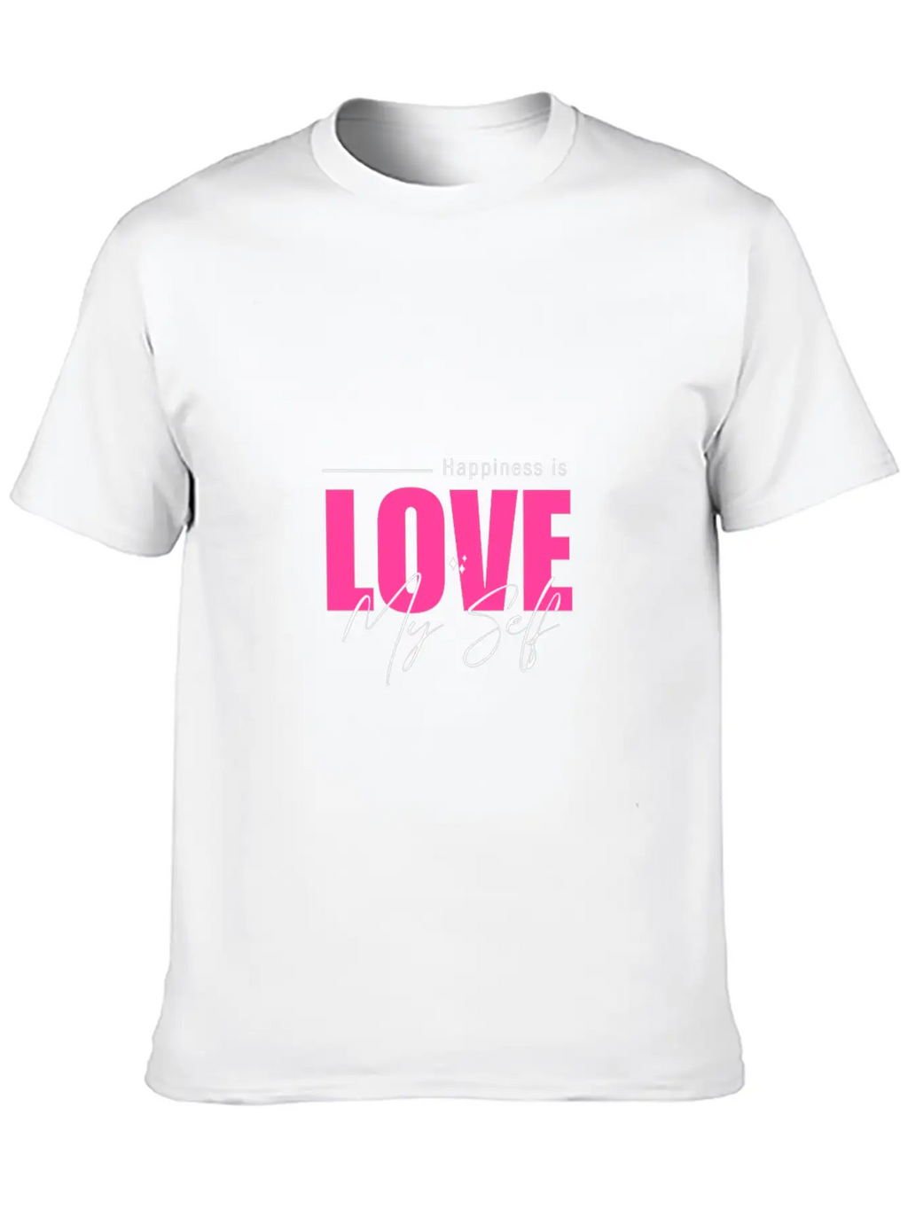 Minimalist Love My Self T Shirt Casual Graphic T-Shirt – Simple And Comfortable Daily Wear