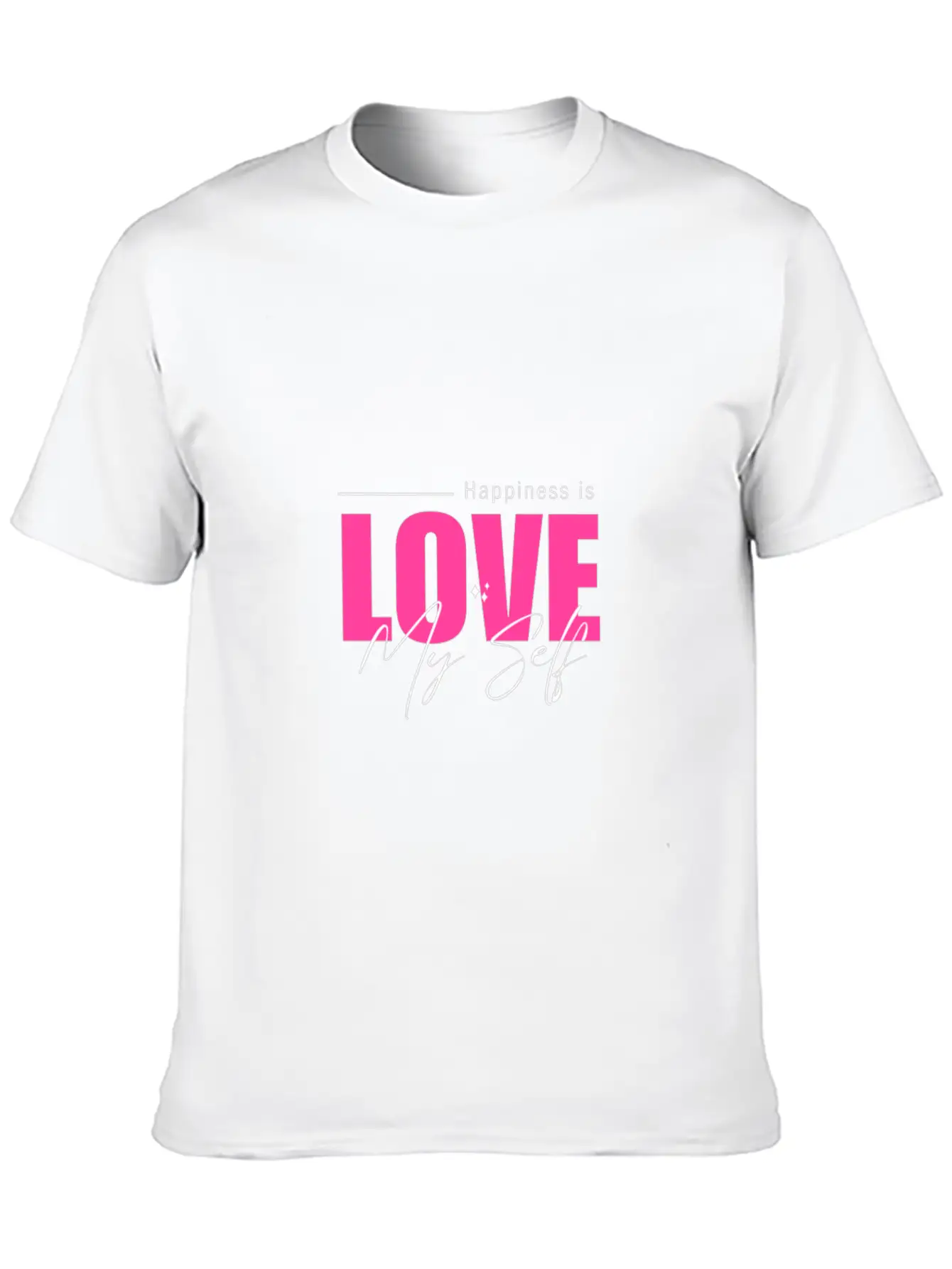 Minimalist Love My Self T Shirt Casual Graphic T-Shirt – Simple And Comfortable Daily Wear