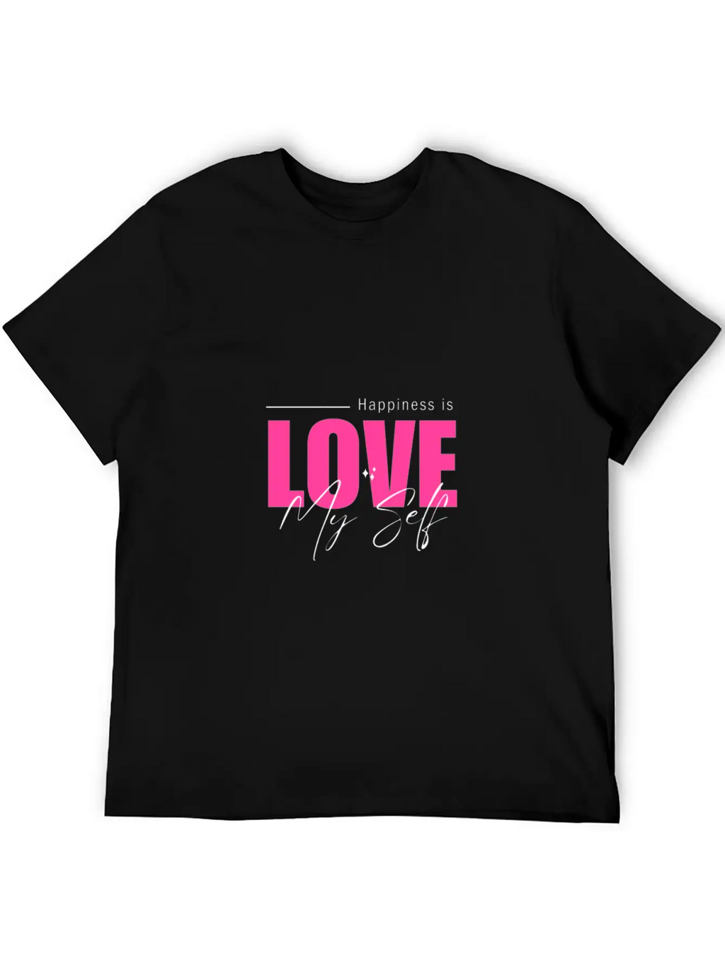 Minimalist Love My Self T Shirt Casual Graphic T-Shirt – Simple And Comfortable Daily Wear