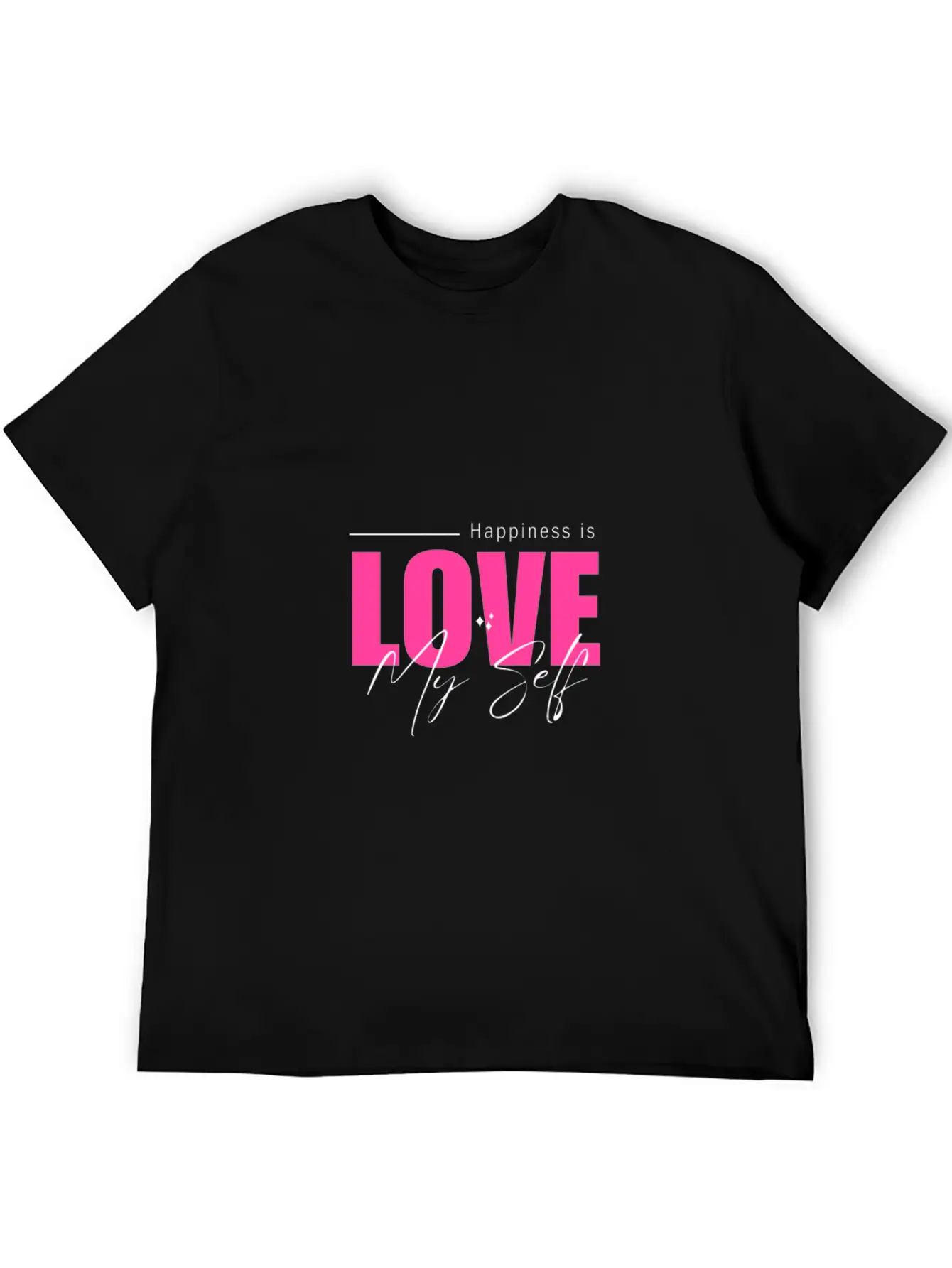 Minimalist Love My Self T Shirt Casual Graphic T-Shirt – Simple And Comfortable Daily Wear