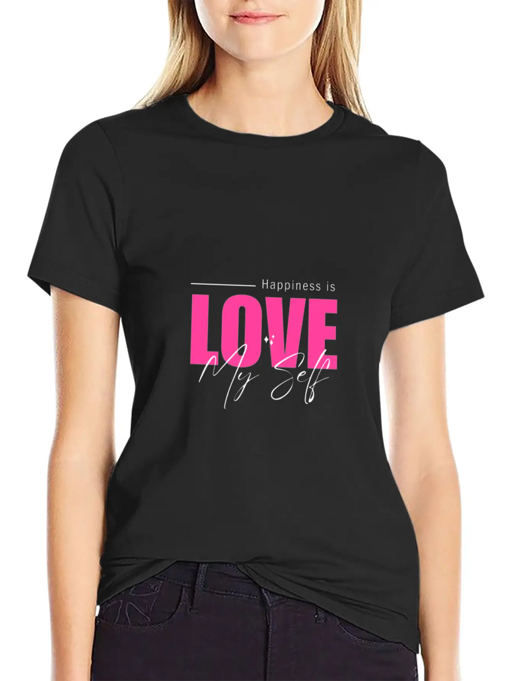 Minimalist Love My Self T Shirt Casual Graphic T-Shirt – Simple And Comfortable Daily Wear