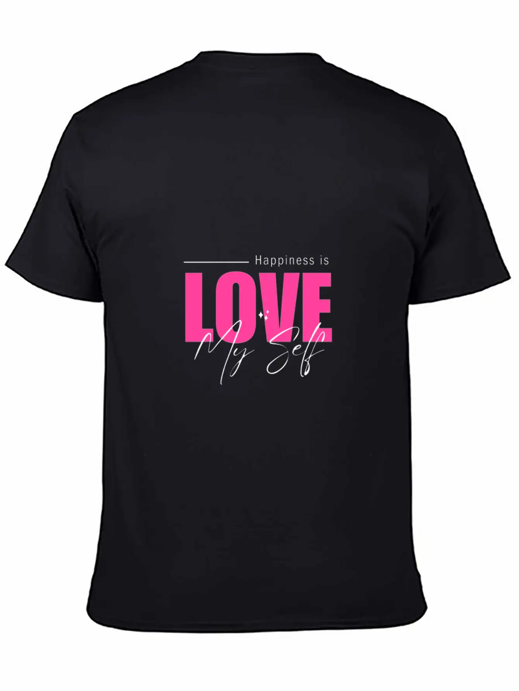 Minimalist Love My Self T Shirt Casual Graphic T-Shirt – Simple And Comfortable Daily Wear