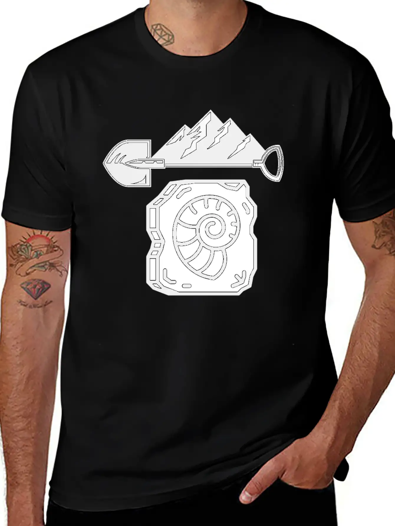 Mining Stones Geology Collection Essential Cotton Tee For Daily Outfits – Unisex Style