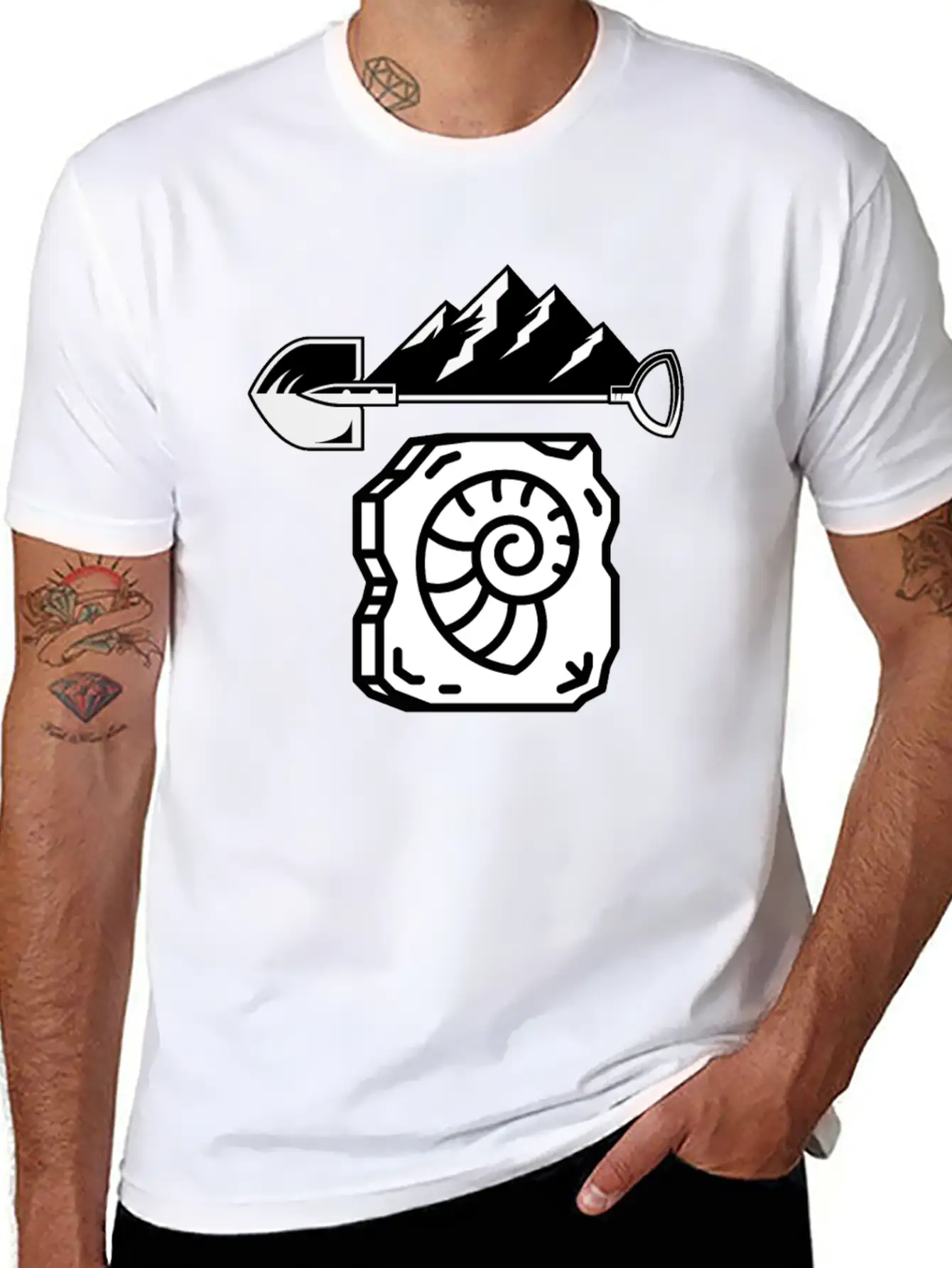 Mining Stones Geology Collection Essential Cotton Tee For Daily Outfits – Unisex Style
