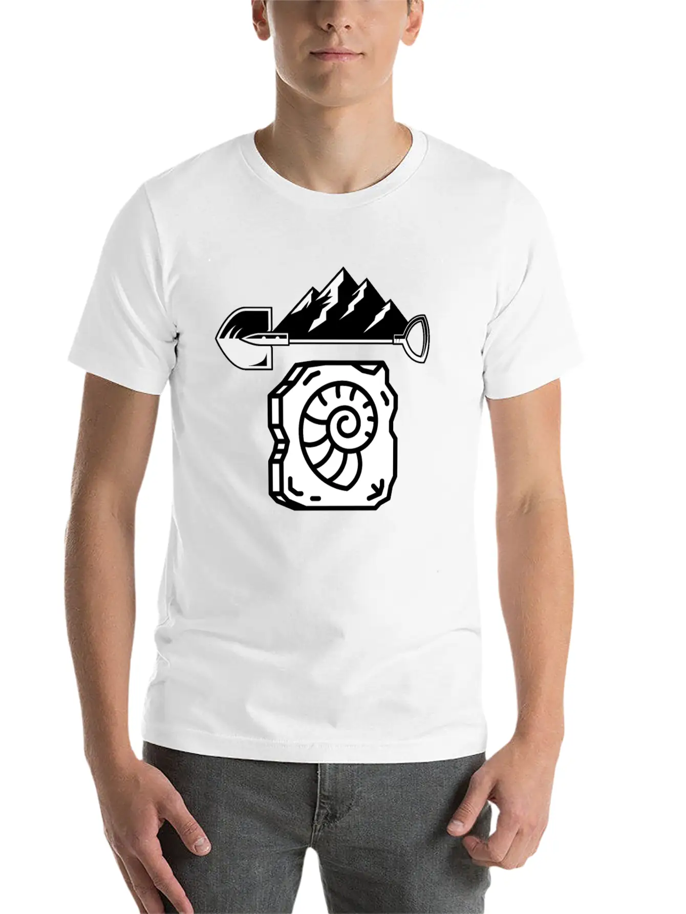 Mining Stones Geology Collection Essential Cotton Tee For Daily Outfits – Unisex Style