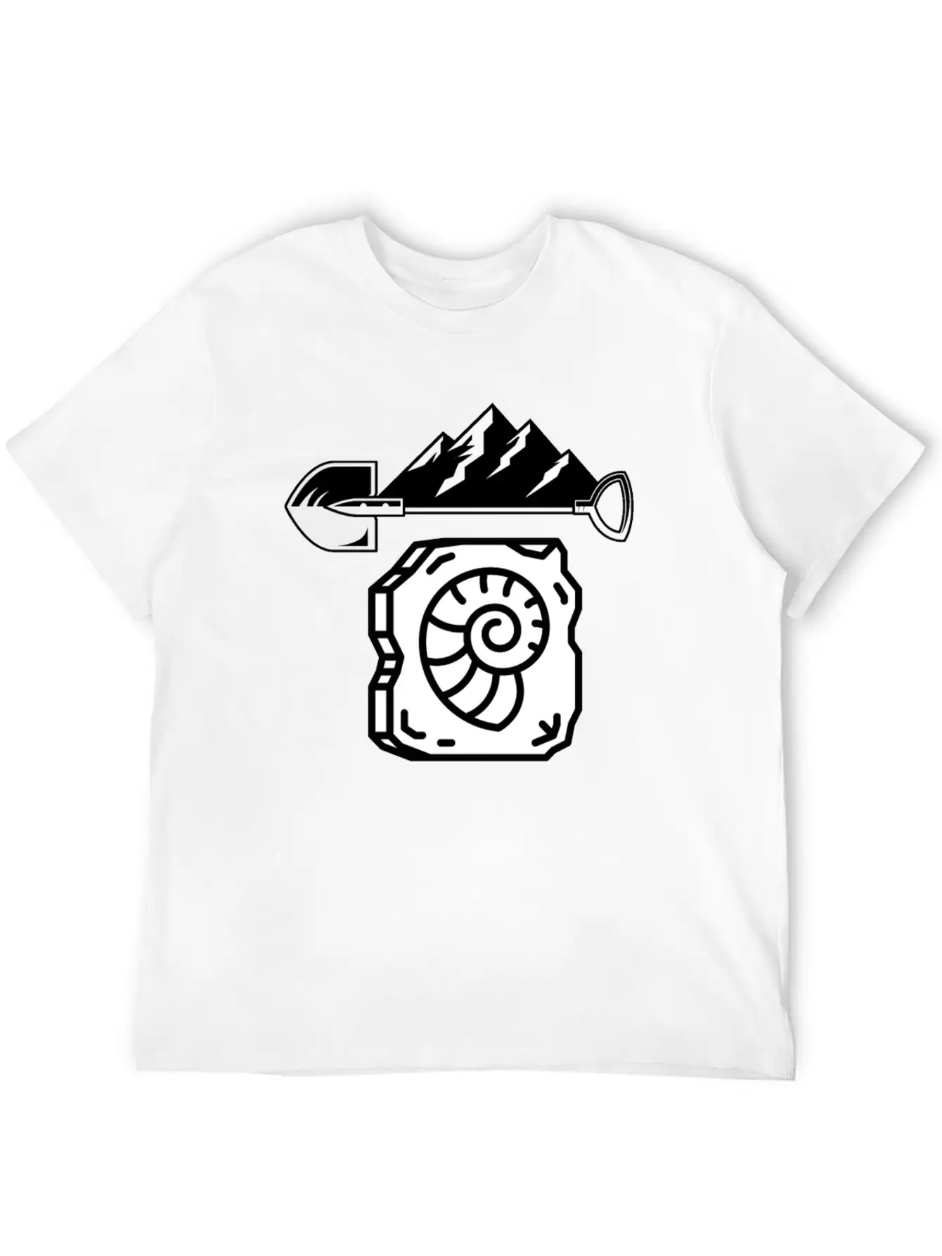 Mining Stones Geology Collection Essential Cotton Tee For Daily Outfits – Unisex Style
