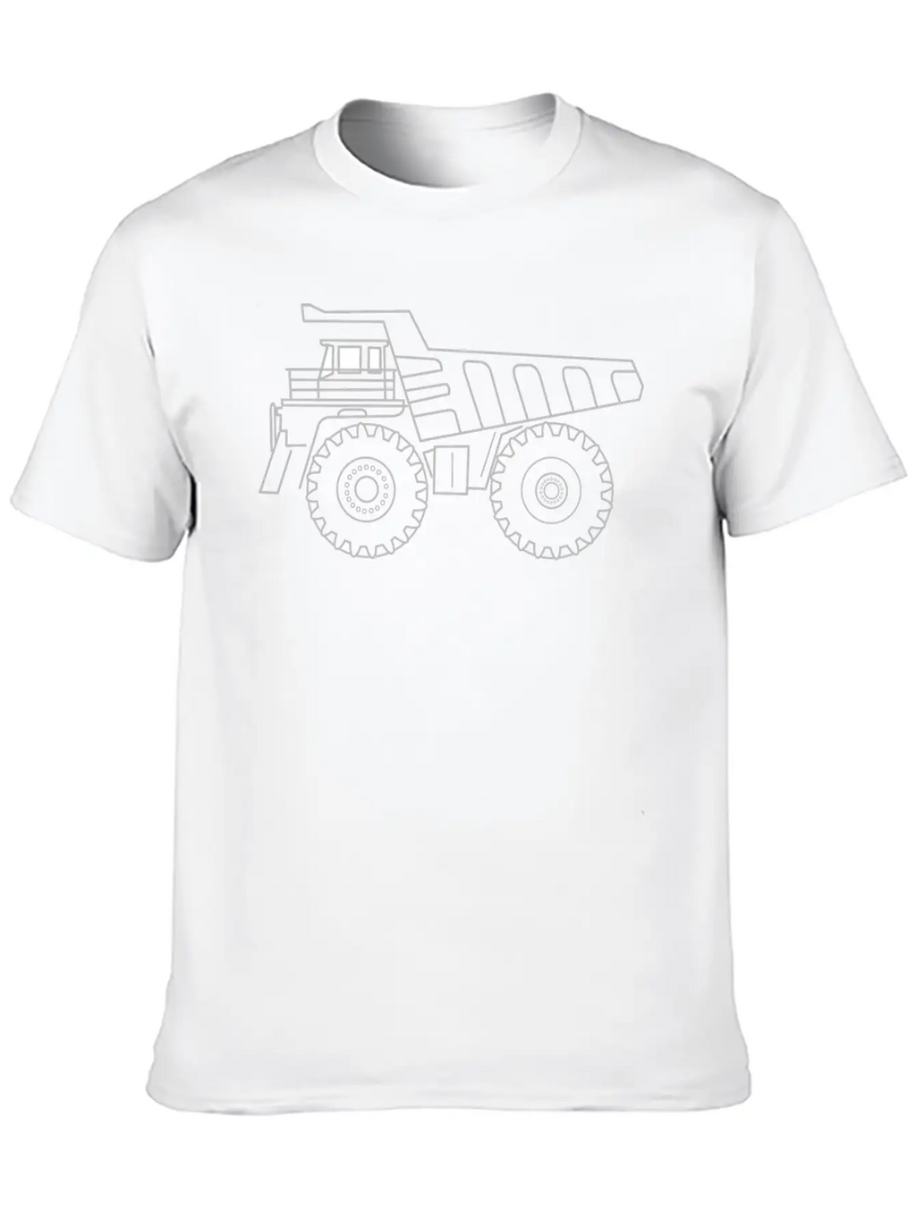 Mining Truck Stylish Everyday T-Shirt – Unisex Basic Cotton Tee