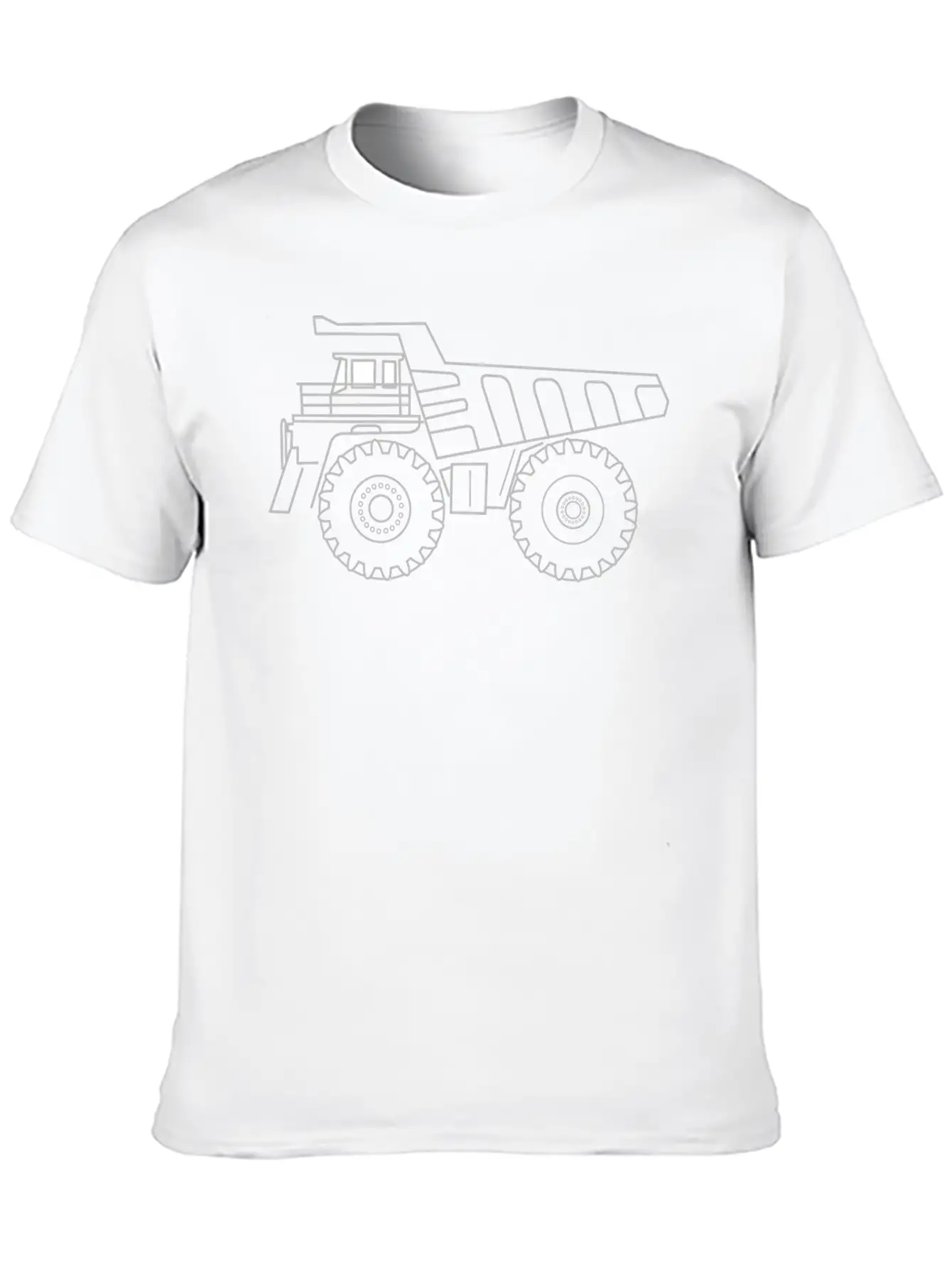 Mining Truck Stylish Everyday T-Shirt – Unisex Basic Cotton Tee