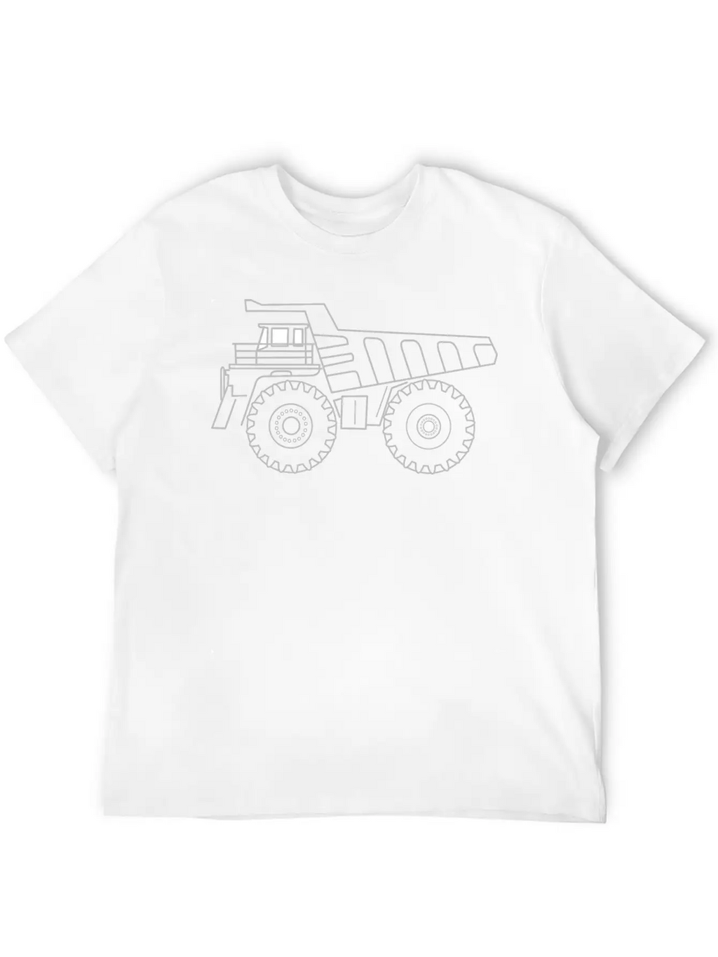 Mining Truck Stylish Everyday T-Shirt – Unisex Basic Cotton Tee