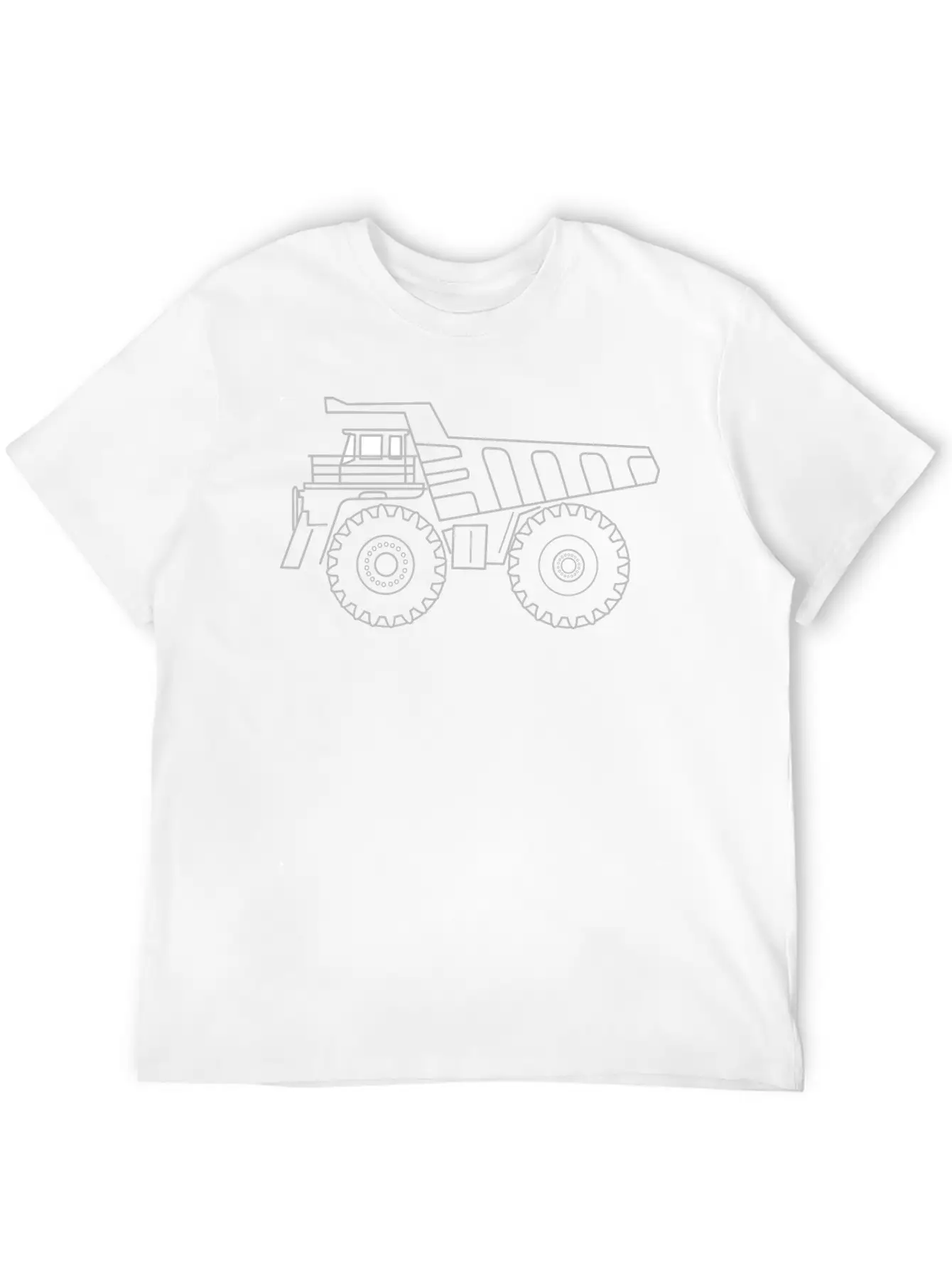 Mining Truck Stylish Everyday T-Shirt – Unisex Basic Cotton Tee