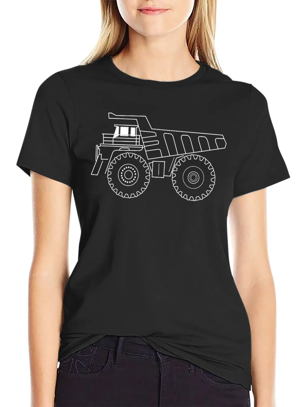 Mining Truck Stylish Everyday T-Shirt – Unisex Basic Cotton Tee