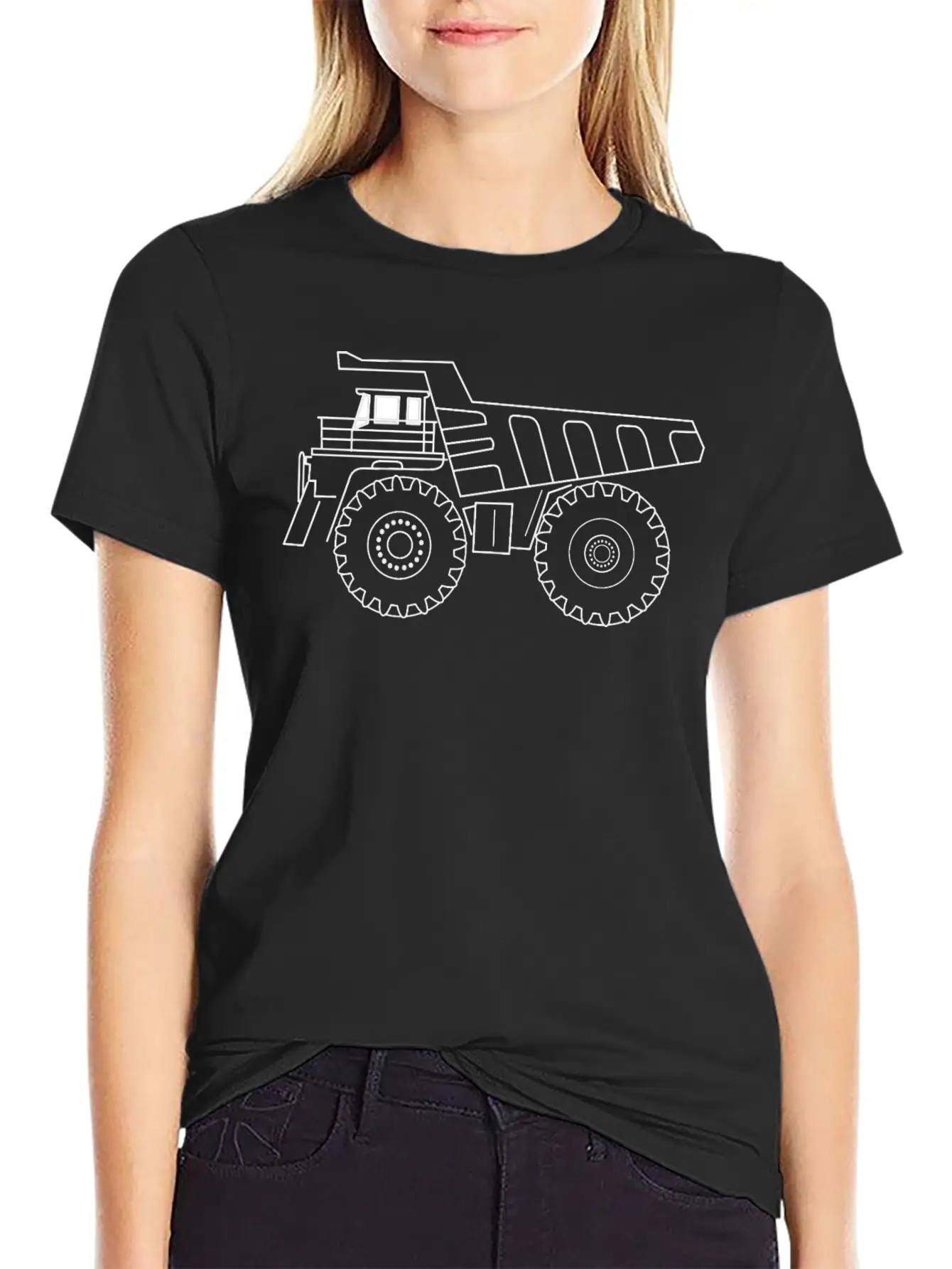 Mining Truck Stylish Everyday T-Shirt – Unisex Basic Cotton Tee