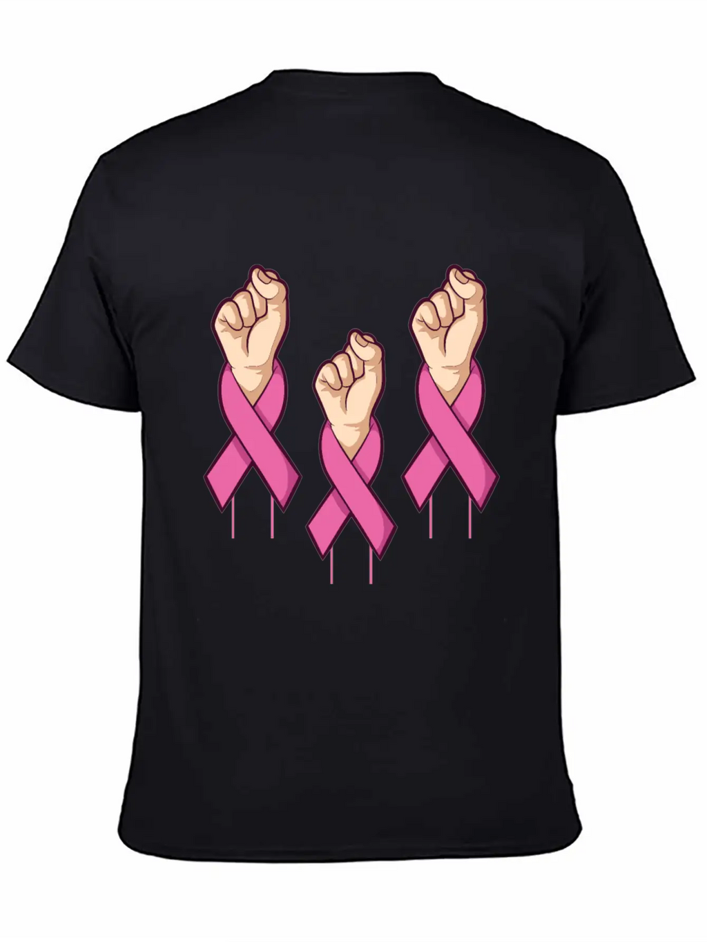 Miscellaneous Fight Cancer Breathable Soft Cotton T-Shirt – Timeless Casual Look