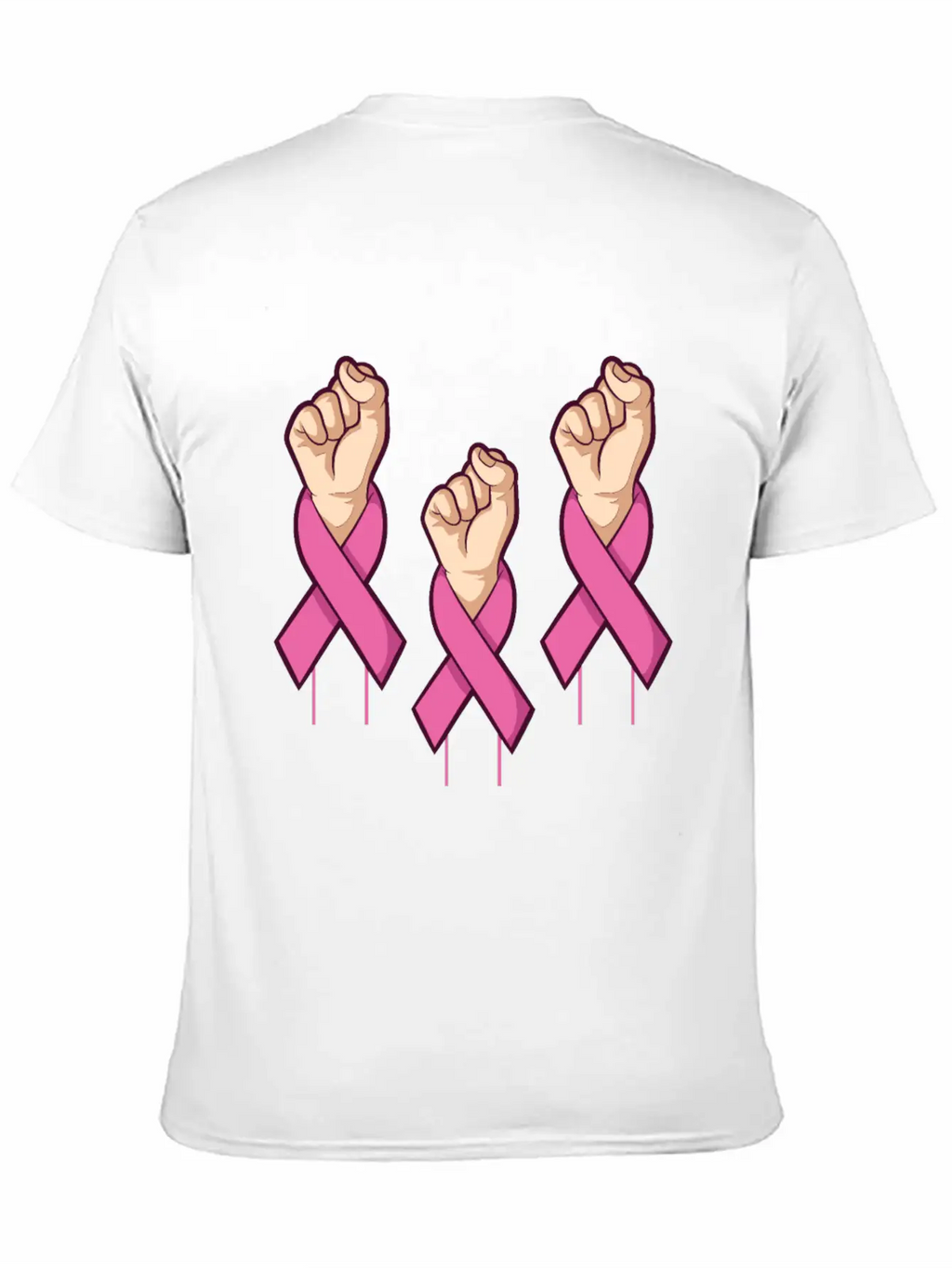 Miscellaneous Fight Cancer Breathable Soft Cotton T-Shirt – Timeless Casual Look