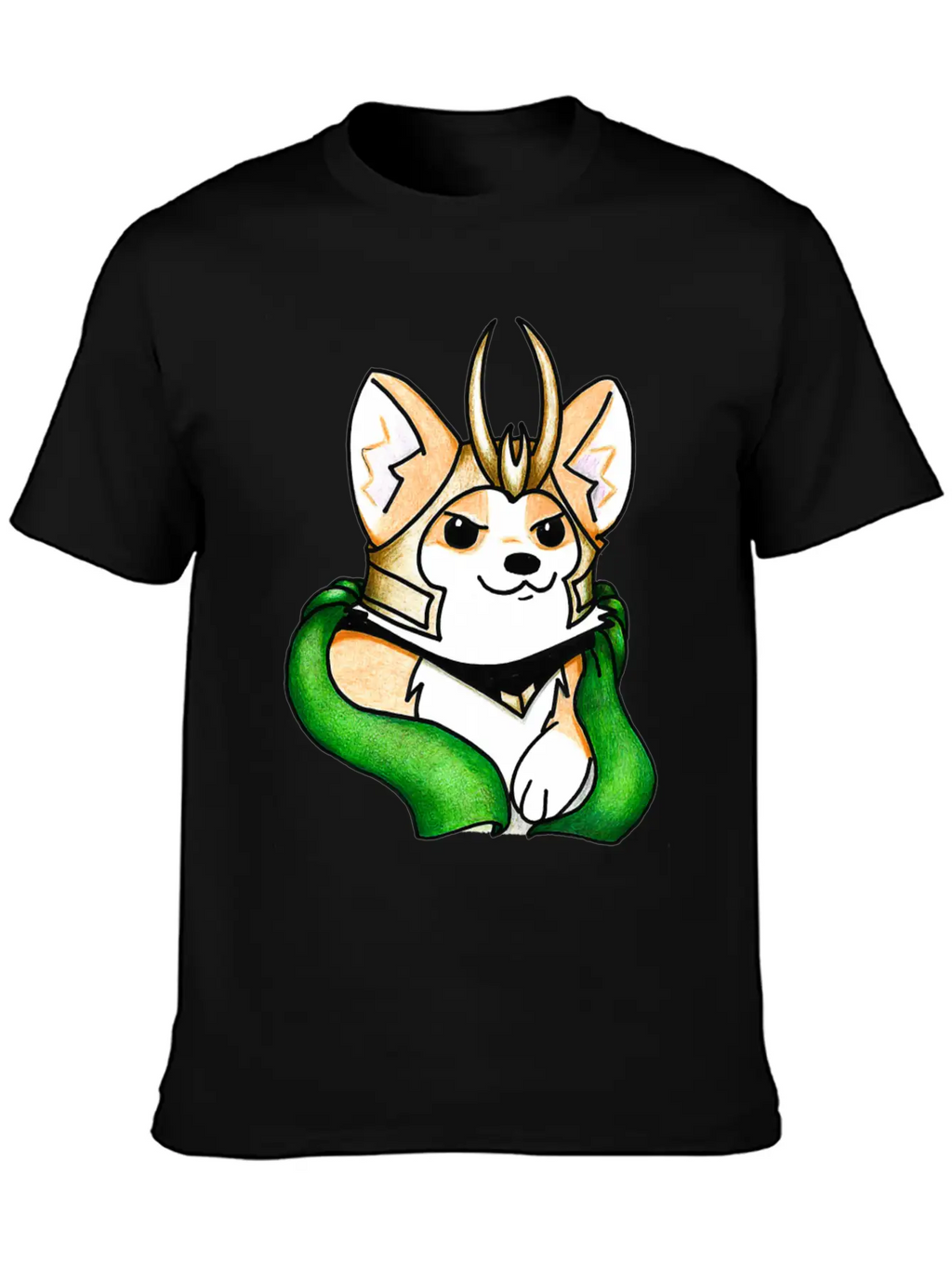 Mischief Corgi Sweatshirt Unisex Casual T-Shirt – Clean Design For Daily Comfort